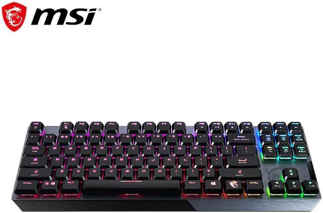 MSI Vigor GK50 Low Profile TKL US Gaming Keyboard - Thumbnail 2