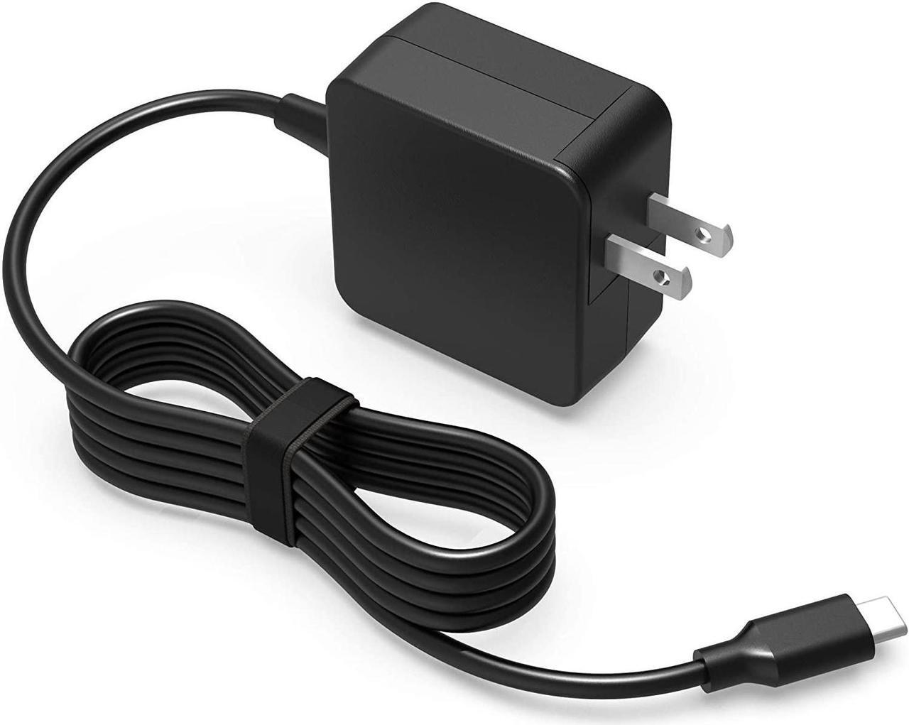 Main image of Type C AC Charger Fit for Acer Chromebook R13 317 CB5-312T CB317-1H CB713-1W CB5-312T-K8Z9 CB5-312T-K40U CB5-312T-K62F CB5-312T-K0YQ CB317-1H-C994 CB317-1HT-P5PF USB Laptop Power Supply Adapter Cord