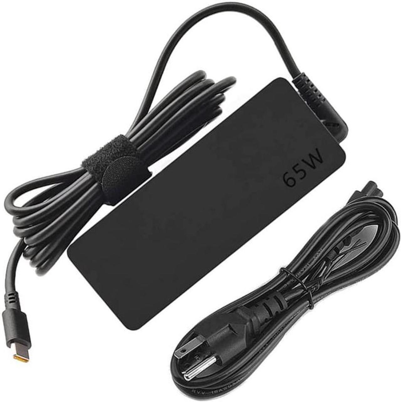 65W USB-C/Type C Laptop Charger Adapter for Lenovo Chromebook ThinkPad X1 T480 T480s T580 T580s T490s E585 E580 E590 E595 C330 14e 300e 500e Yoga 720-13IKB Ideapad 100e 730S 910-13IKB