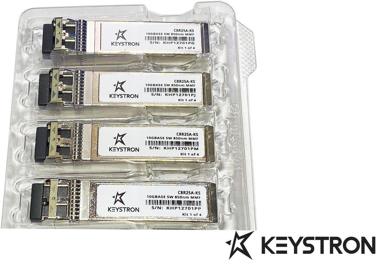 Main image of HP Compatible C8R25A MSA 2040 10Gb SW iSCSI SFP 4-PACK 721000-001 Transceiver