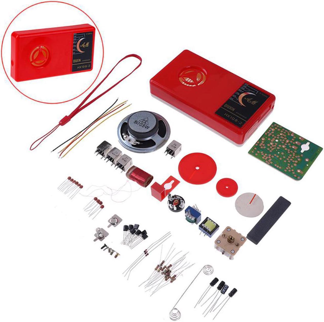 1 Set 7 Tube AM Radio Electronic DIY Kit Electronic Learning Kit HX108-2