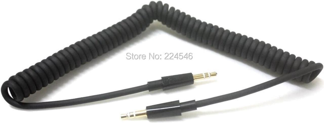 Coiled Car Stereo Aux Cable 3.5mm Audio Cable for smart phone iPod iPhone Speaker Audio