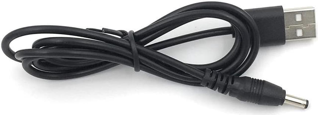 Main image of dc3.5*1.35mm Replacement USB Charging Cable for Fairywill/KIPOZI/Dnsly/Sboly Sonic Electric Toothbrush  3 Feet (1 Meter) (Black)