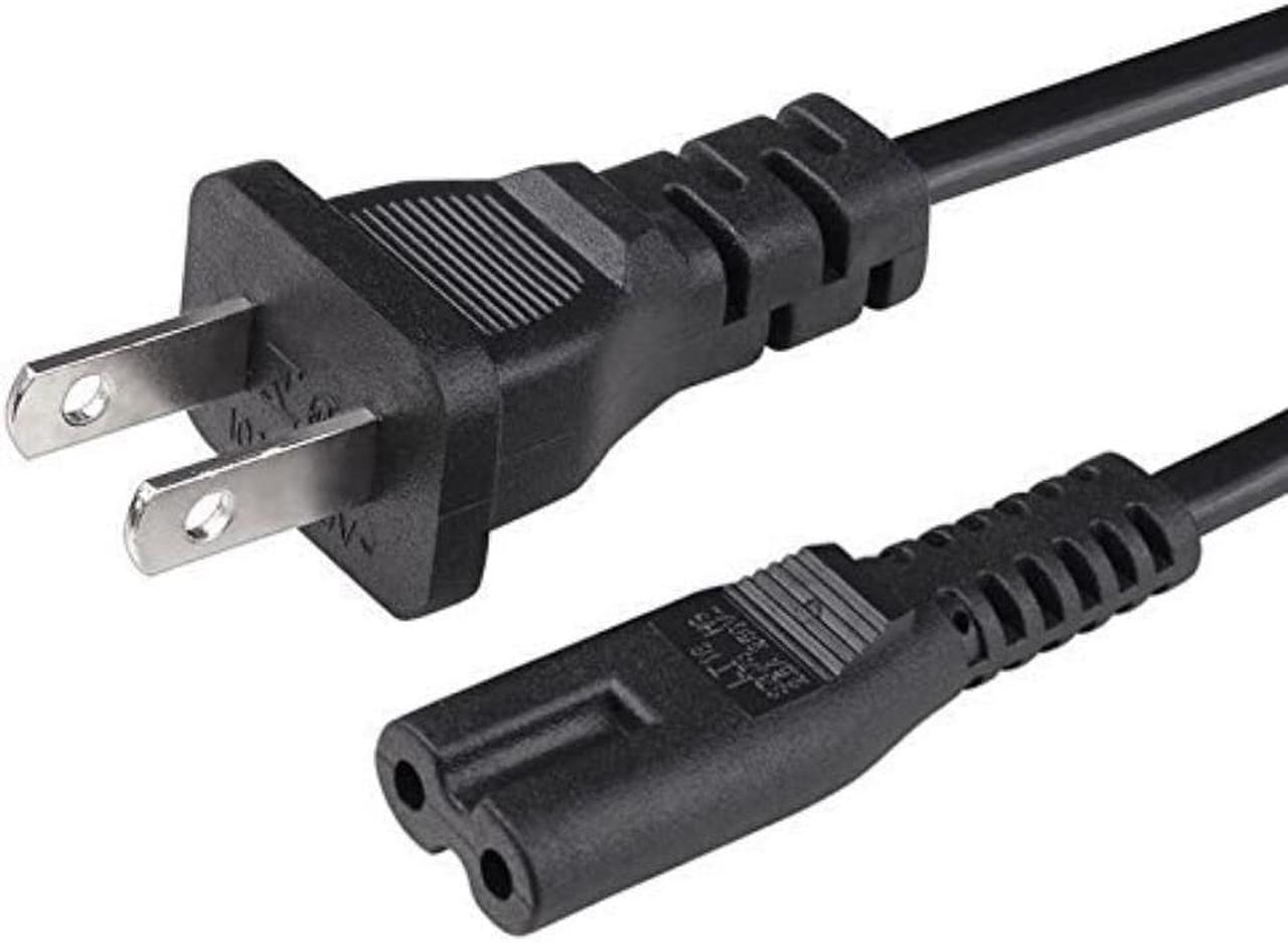 2 Prong Printer Power Cord/Printer Power Cable for Canon PIXMA MP160 And Many Different Other Model Canon,L-exmark,Dell