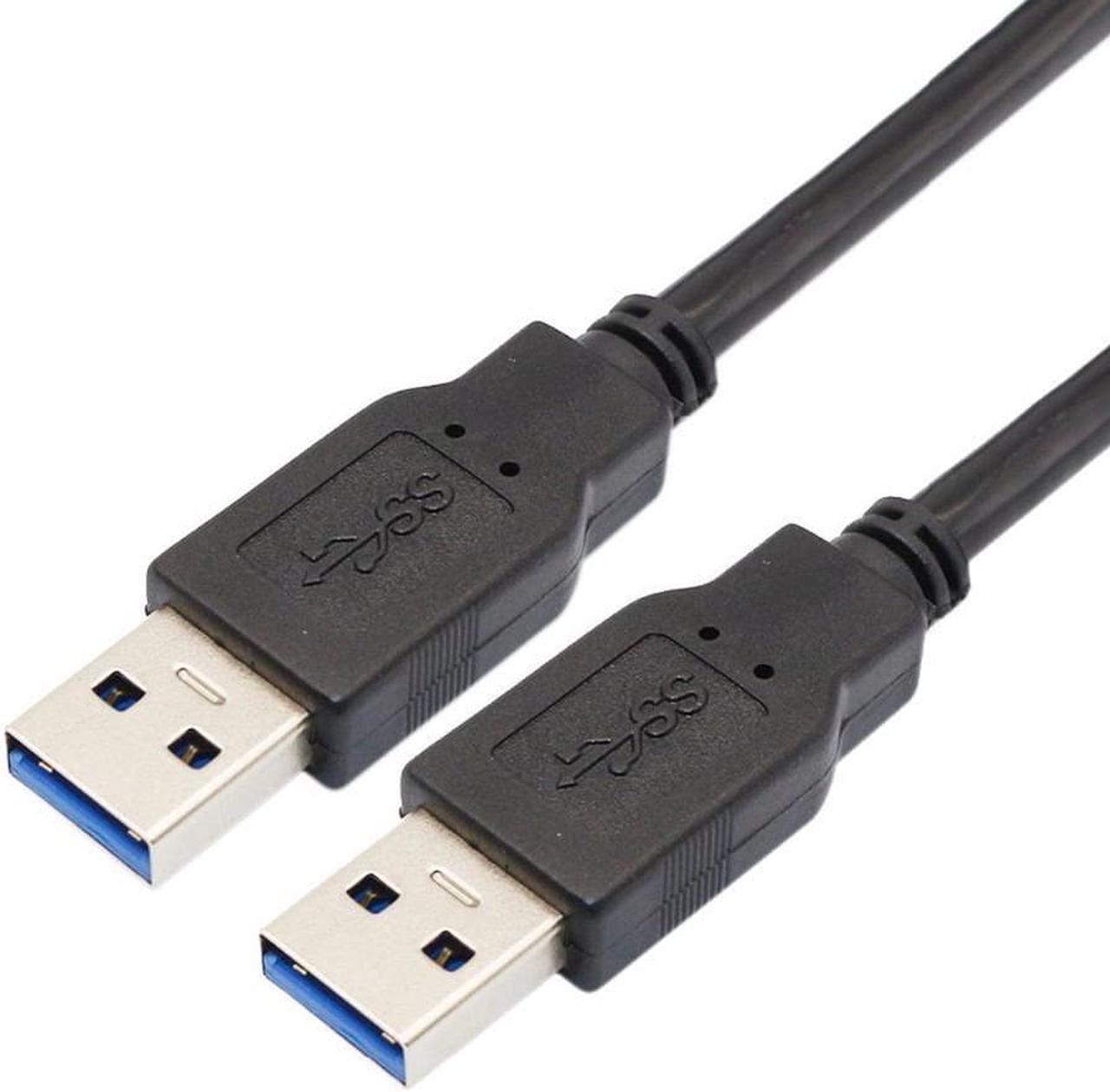 50CM USB 3.0 Type A Male to A Male Cable Cord Black