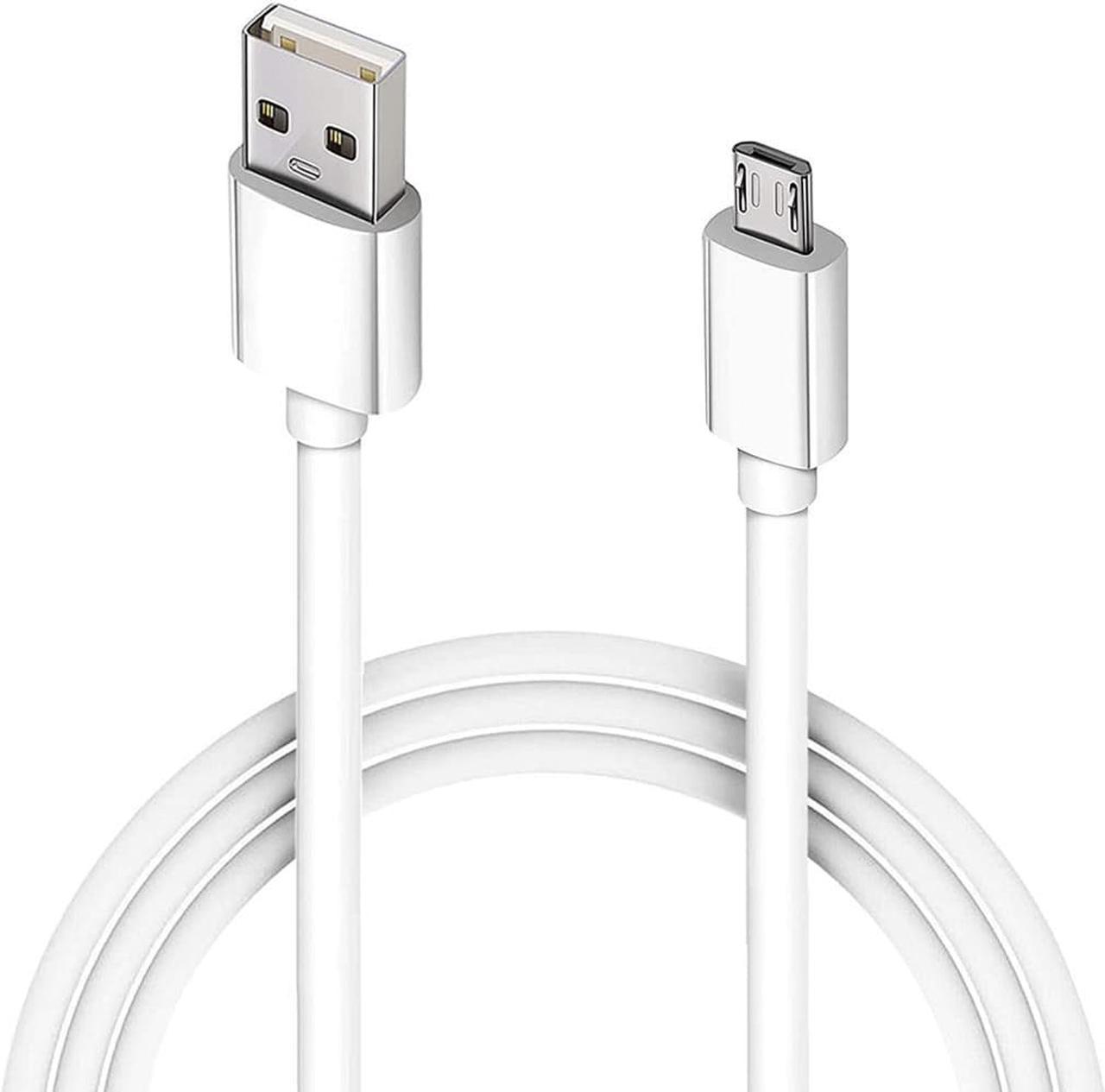 10FT Long Android Charger Cable Fast Charge,USB to Micro USB Cable White,Micro USB 2.0 Cable USB Micro Cable for Charger