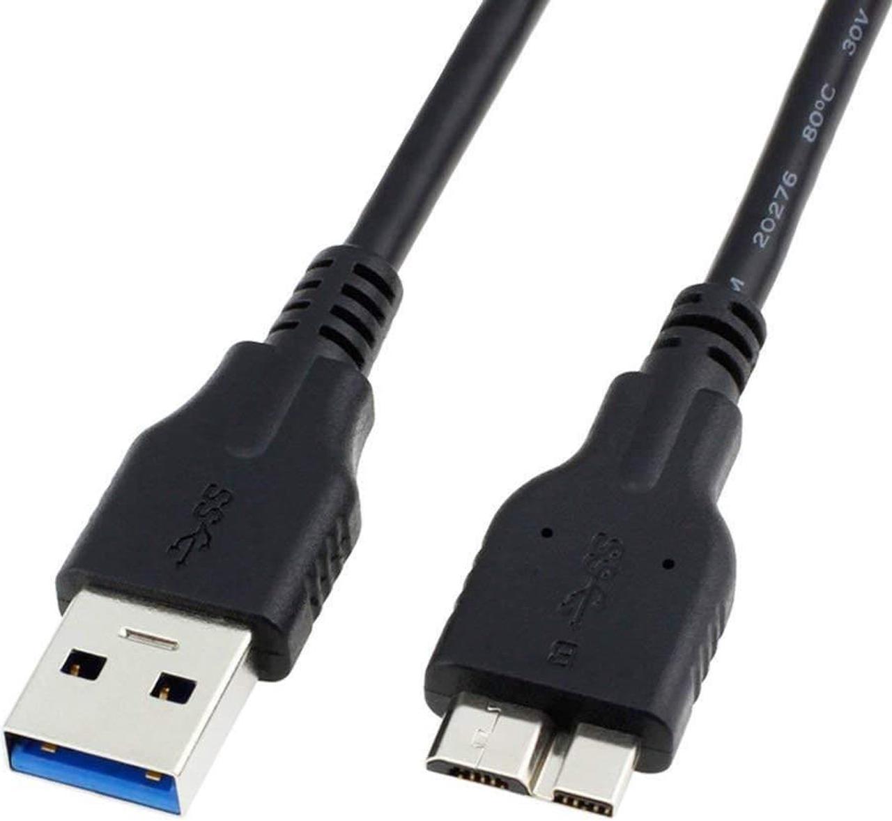 USB 3.0 A Male to Micro B External Hard Drive Cable for WD My Passport and Elements Portable External Hard Drive, ,Note3