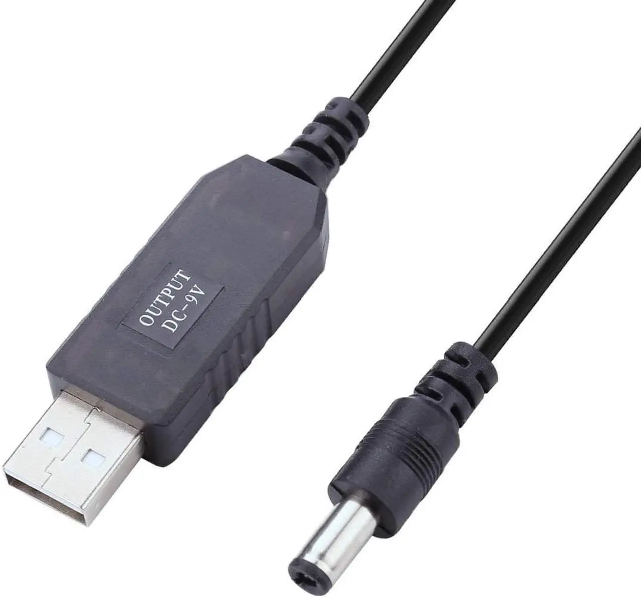 Main image of DC 5V to DC 9V USB Voltage Step Up Converter Cable - 3.3ft/1m Power Supply Adapter Cable for Fan, Led Light, Wireless Router