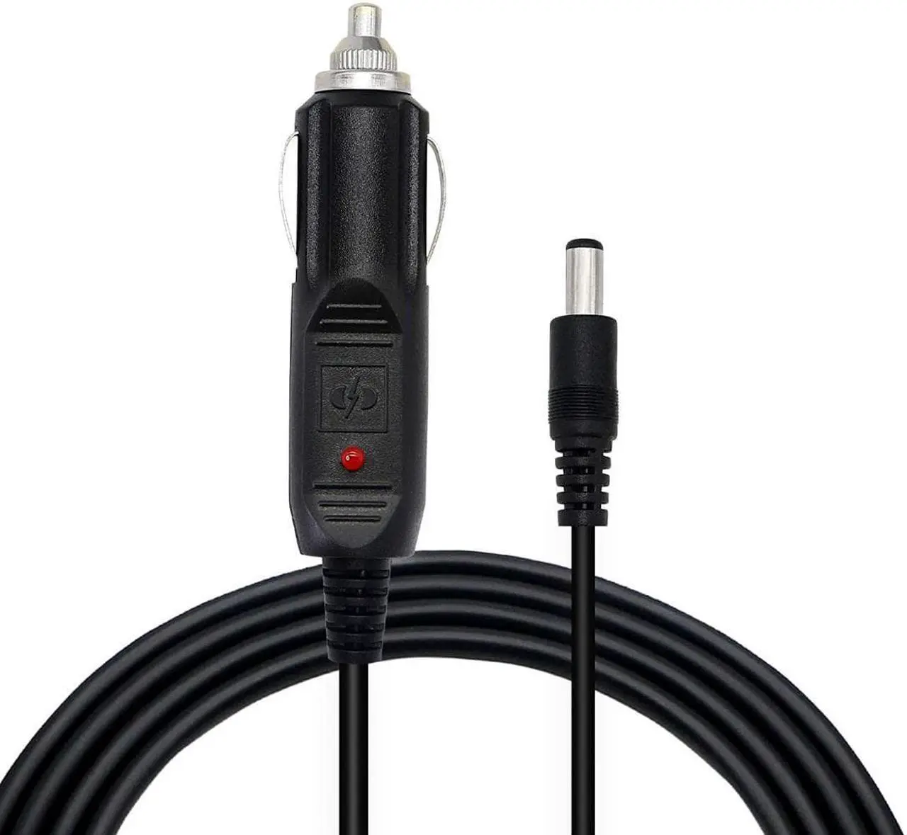 Main image of DC5.5x2.1mm Male to 12V 10A Car Cigarette Lighter Plug 18AWG Cable, DC Car Charger Auto Power Supply Cable for Cars, Trucks