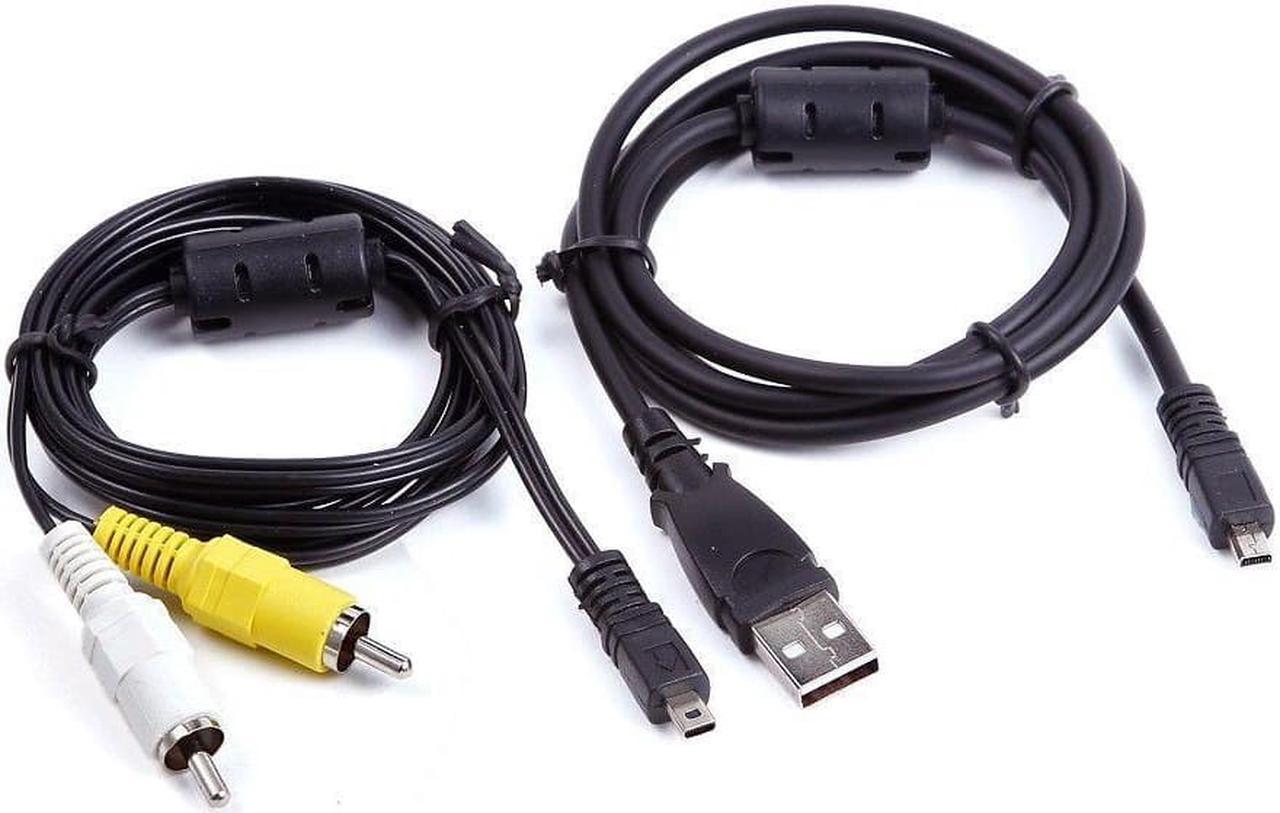 USB Data SYNC+AV A/V TV Video Cable For Fujifilm Finepix S4230 S4250 XP55 Camera