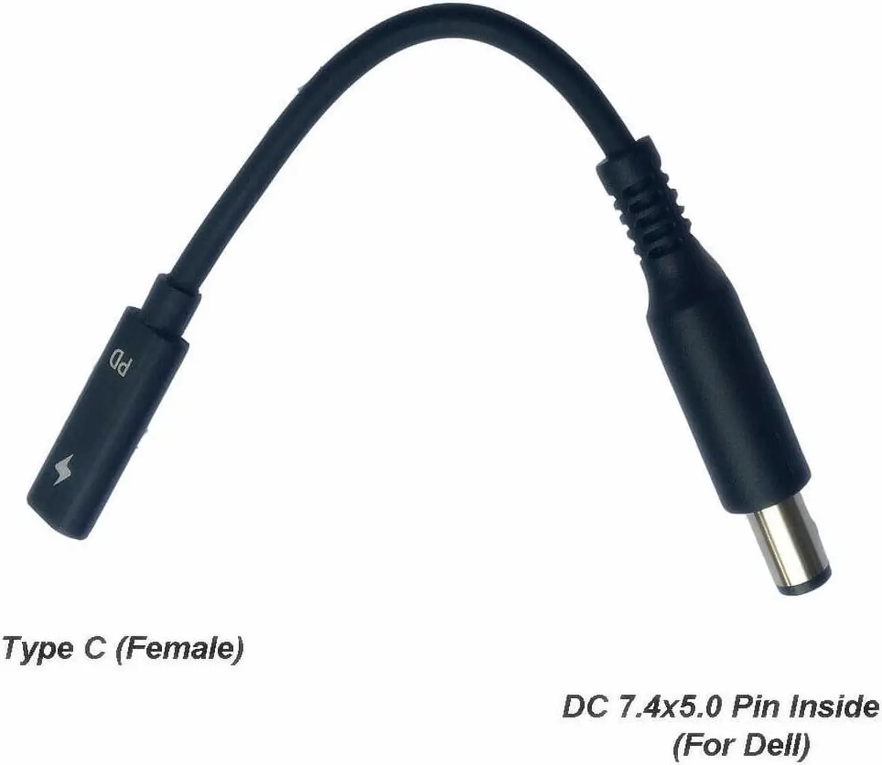 Main image of PD Fast charging cable USB-C/Type-C female to DC 7.4x5.0x0.6mm Power PD Charging Cable for Alienware M11x, M11x R2, M11x R3