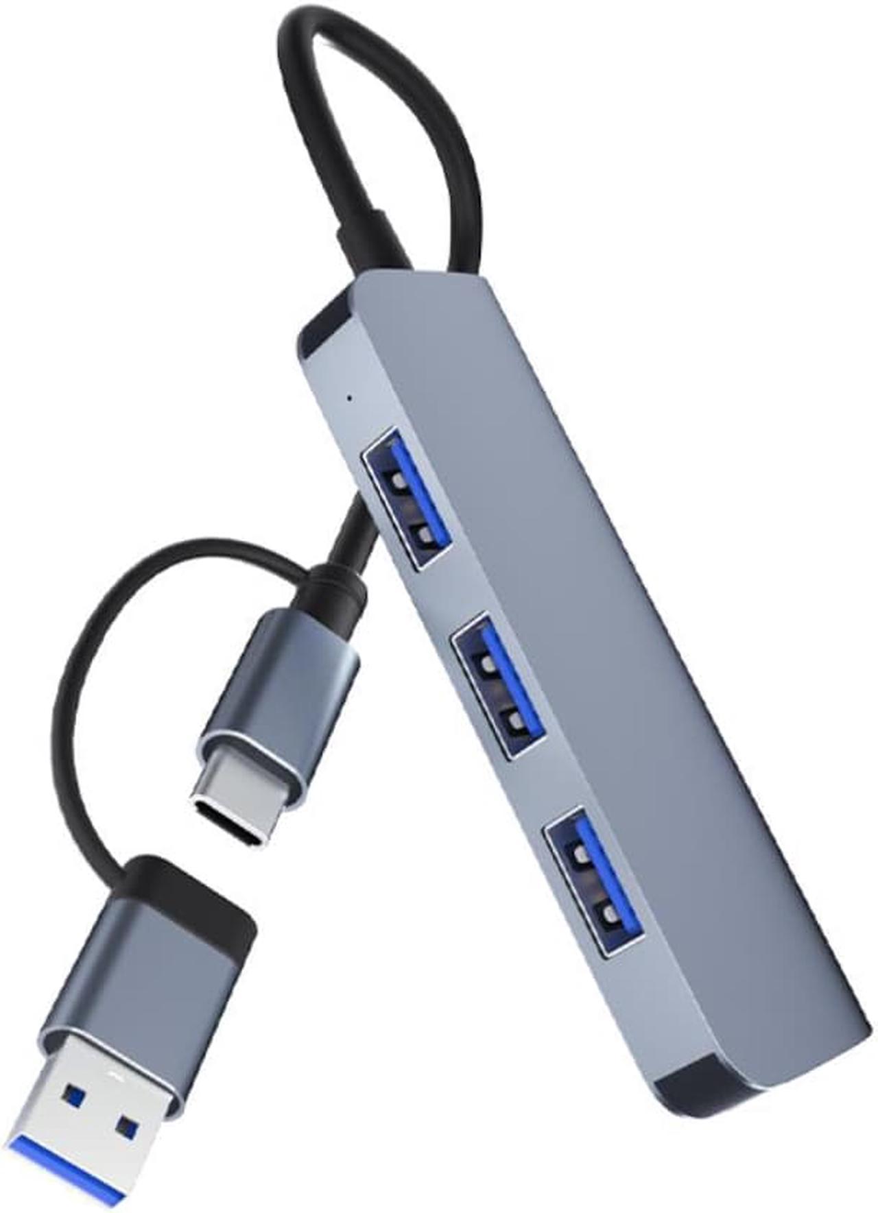 USB 3.0+TYPE-C 3.1 Plug to 4 Port USB 3.0 Hub OTG Cable For PC laptop Phone Mobile hard disk U Mouse Keyboard Printer