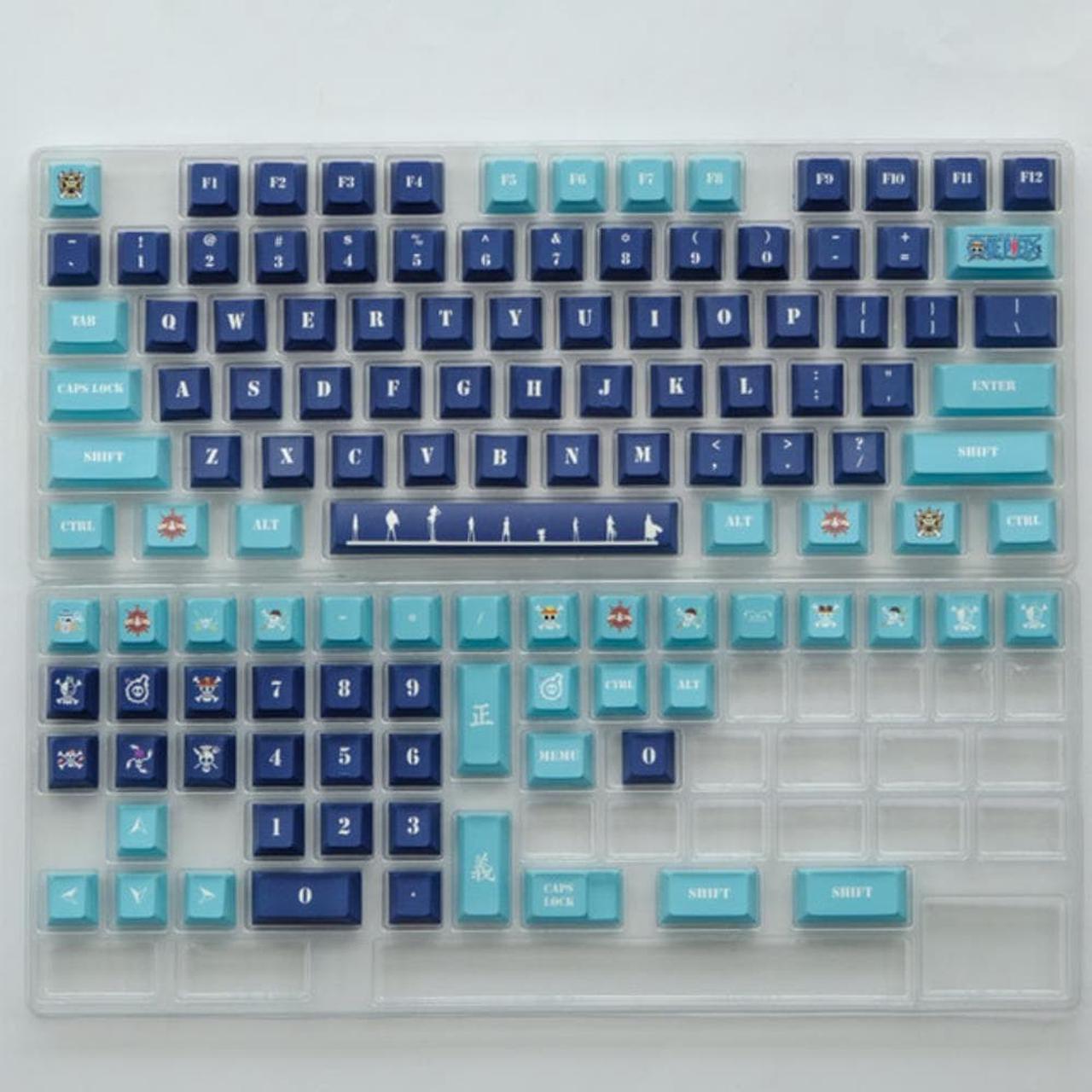 120 Keys Pirate Keycap PBT Profile Dye Sublimation Anime Keycap For MX Switch 61 64 68 87 96 104 Mechanical Keyboard