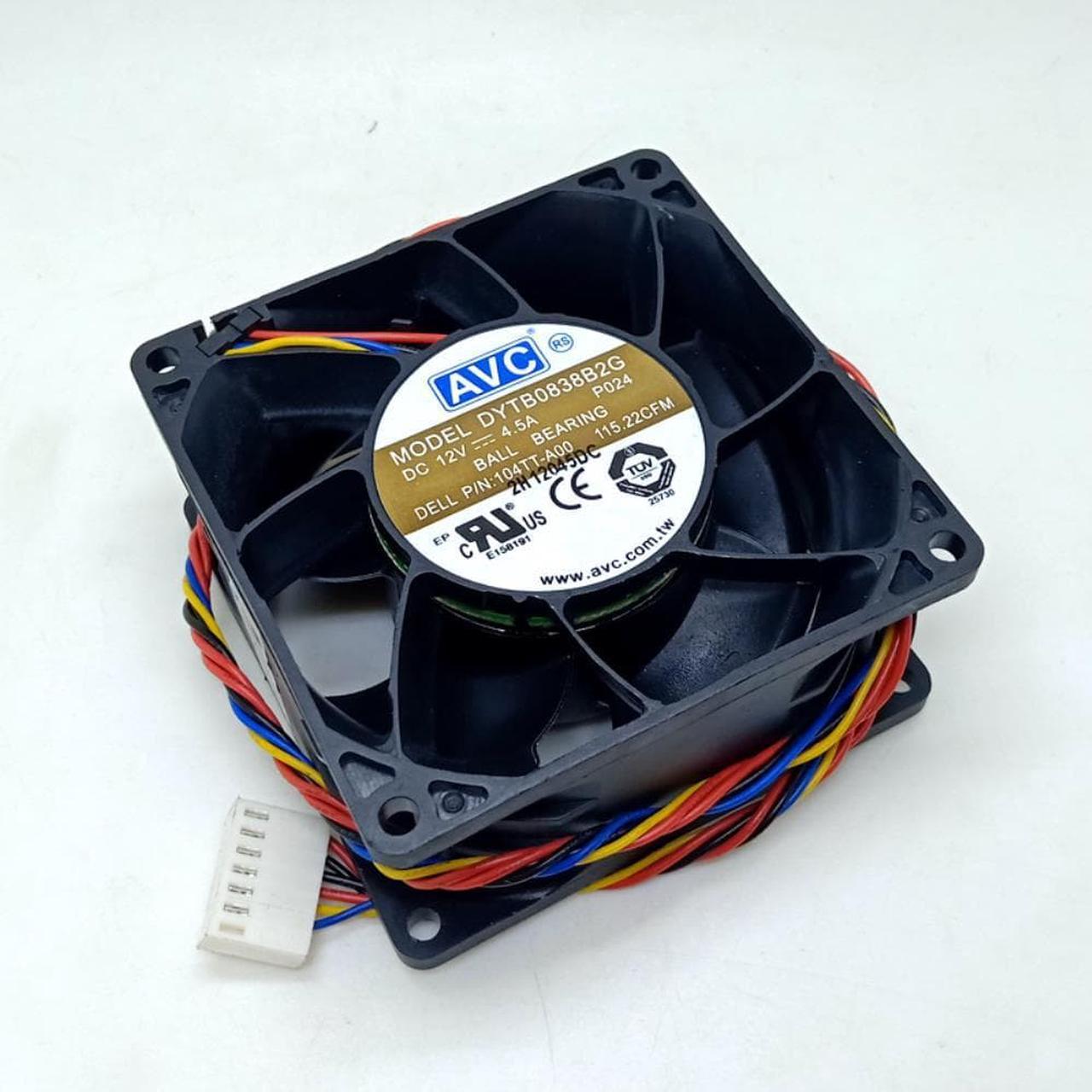 OIAGLH 80mm High Speed Case Fan 8038 12V Ball Bearing DYTB0838B2G 8cm Computer Server Chassis Fans PFR0812XHE