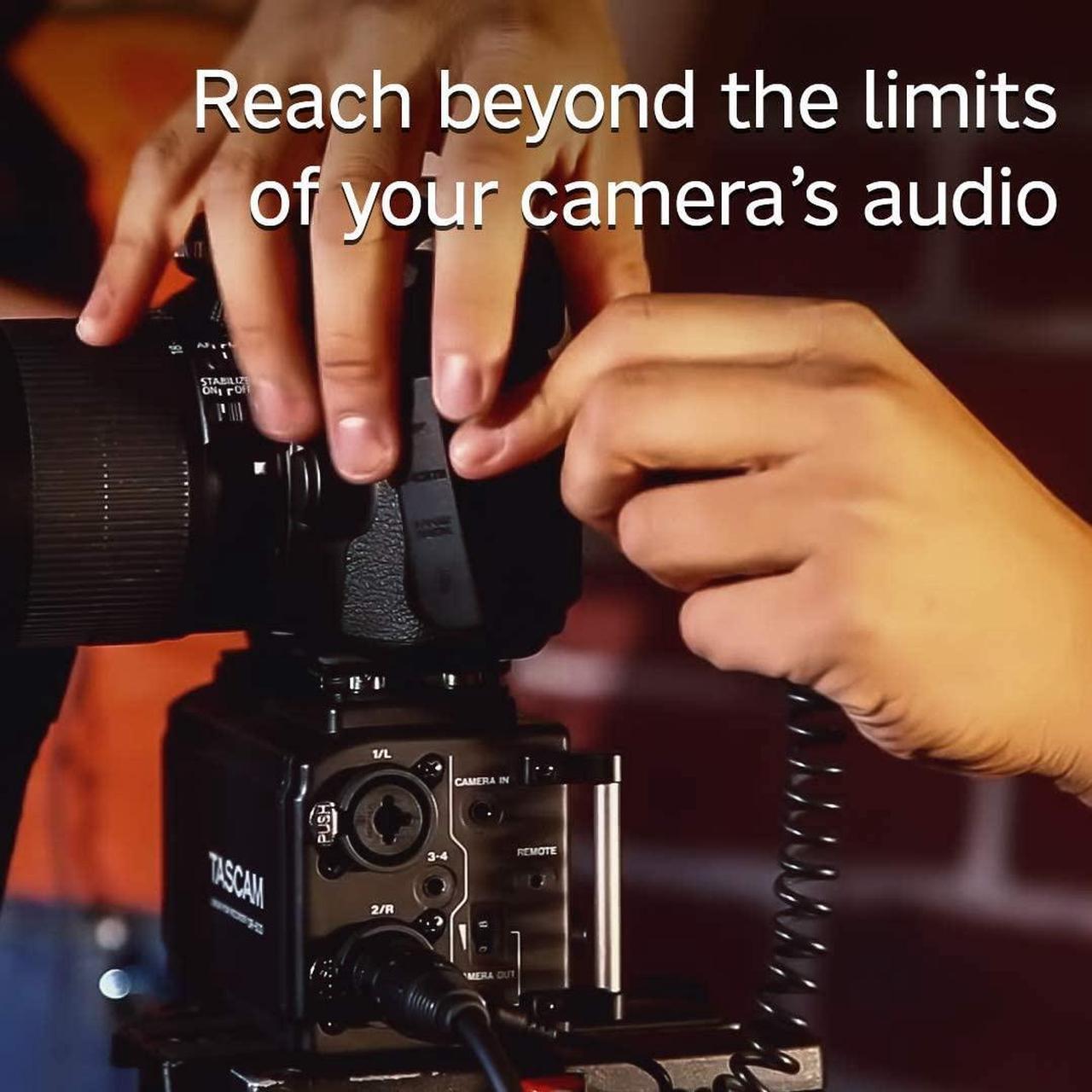 Alt view image 20 of 20 - Tascam DR-60D MKII Portable Recorder for DSLR #DR-60DMKII
