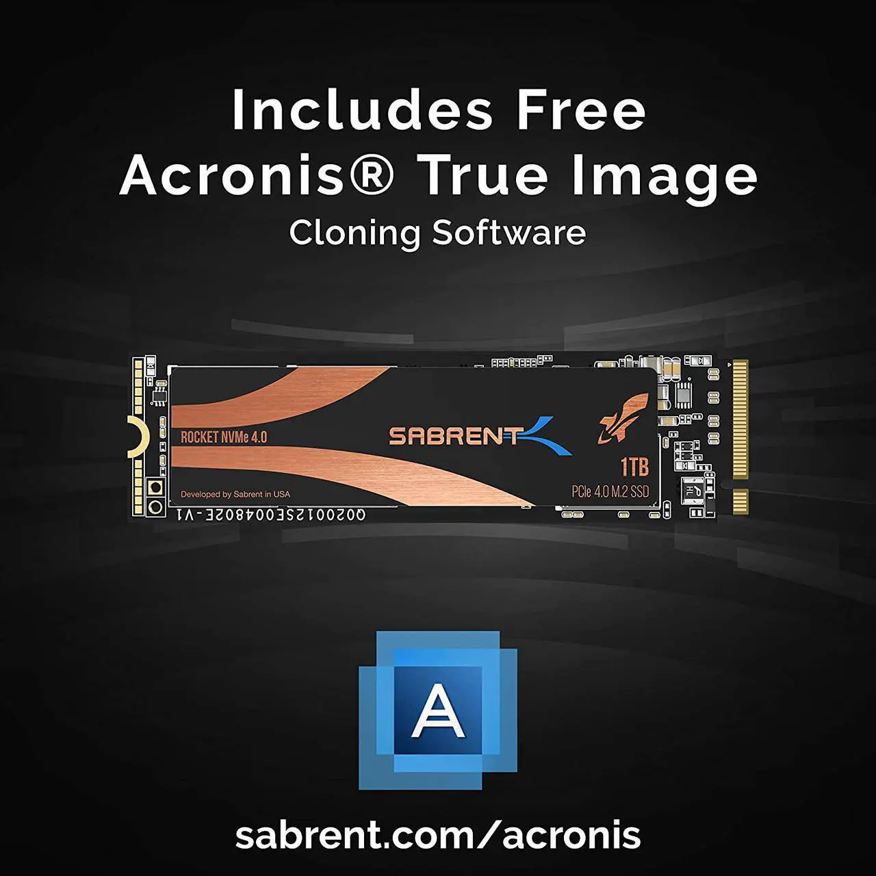 Alt view image 10 of 12 - SABRENT 1TB Rocket NVMe 4.0 Gen4 PCIe M.2 Internal SSD Extreme Performance Solid State Drive (SB-ROCKET-NVMe4-1TB)