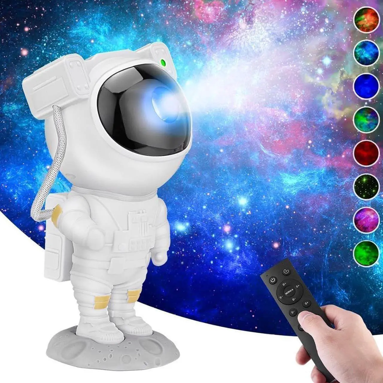 Main image of Astronaut Galaxy Light Projector, Space Buddy Projector Night Light for Bedroom with Remote Control and Timer, Astro Alan Star Ceiling Projector for Kids Adults
