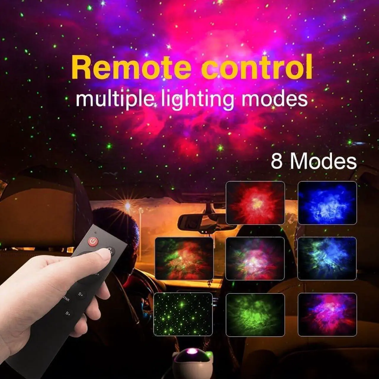 Alt view image 6 of 7 - Astronaut Galaxy Light Projector, Space Buddy Projector Night Light for Bedroom with Remote Control and Timer, Astro Alan Star Ceiling Projector for Kids Adults