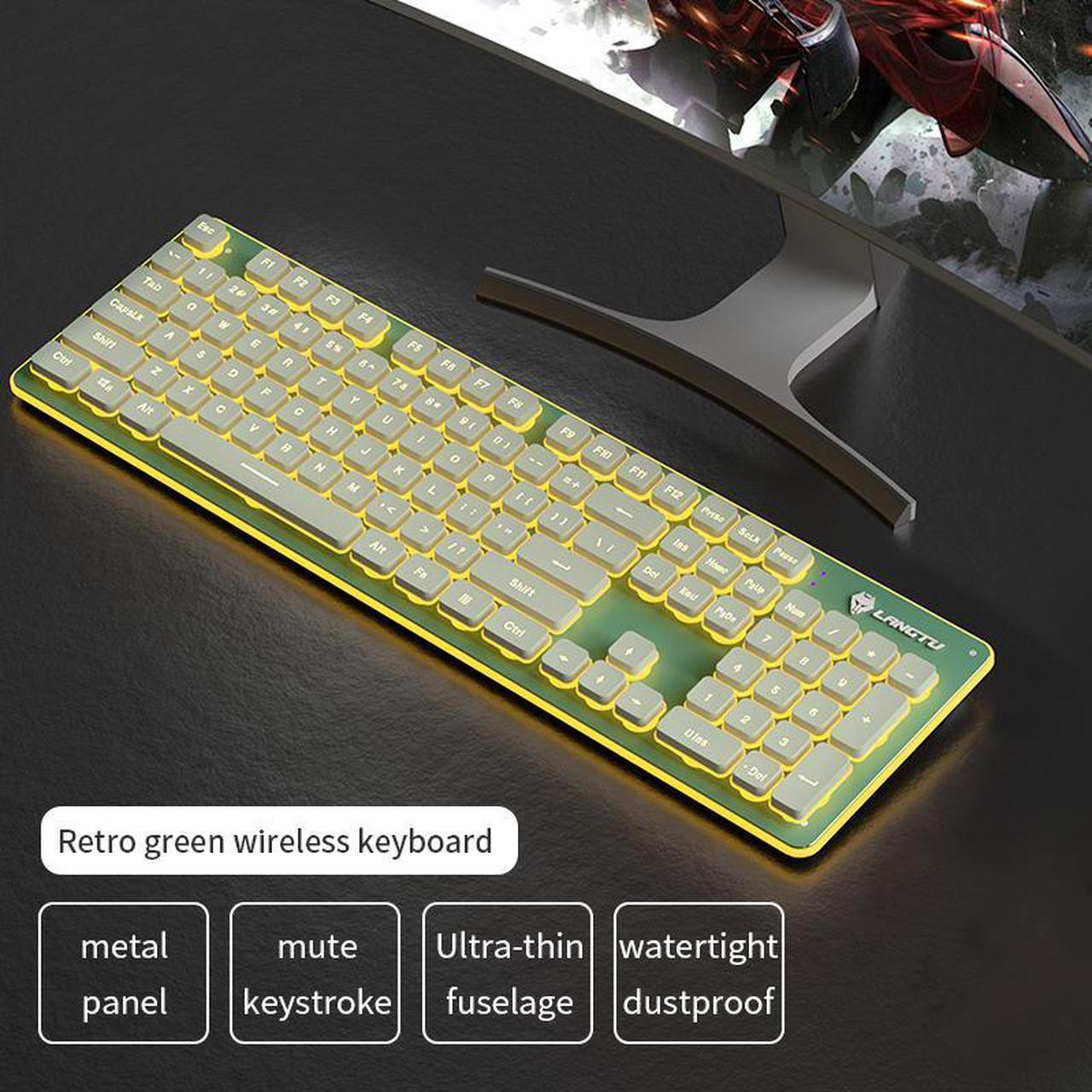 Main image of Langtu L1 mechanical tactile silent wireless keyboard, volcano architecture key waterproof, single light backlight effect, universal model