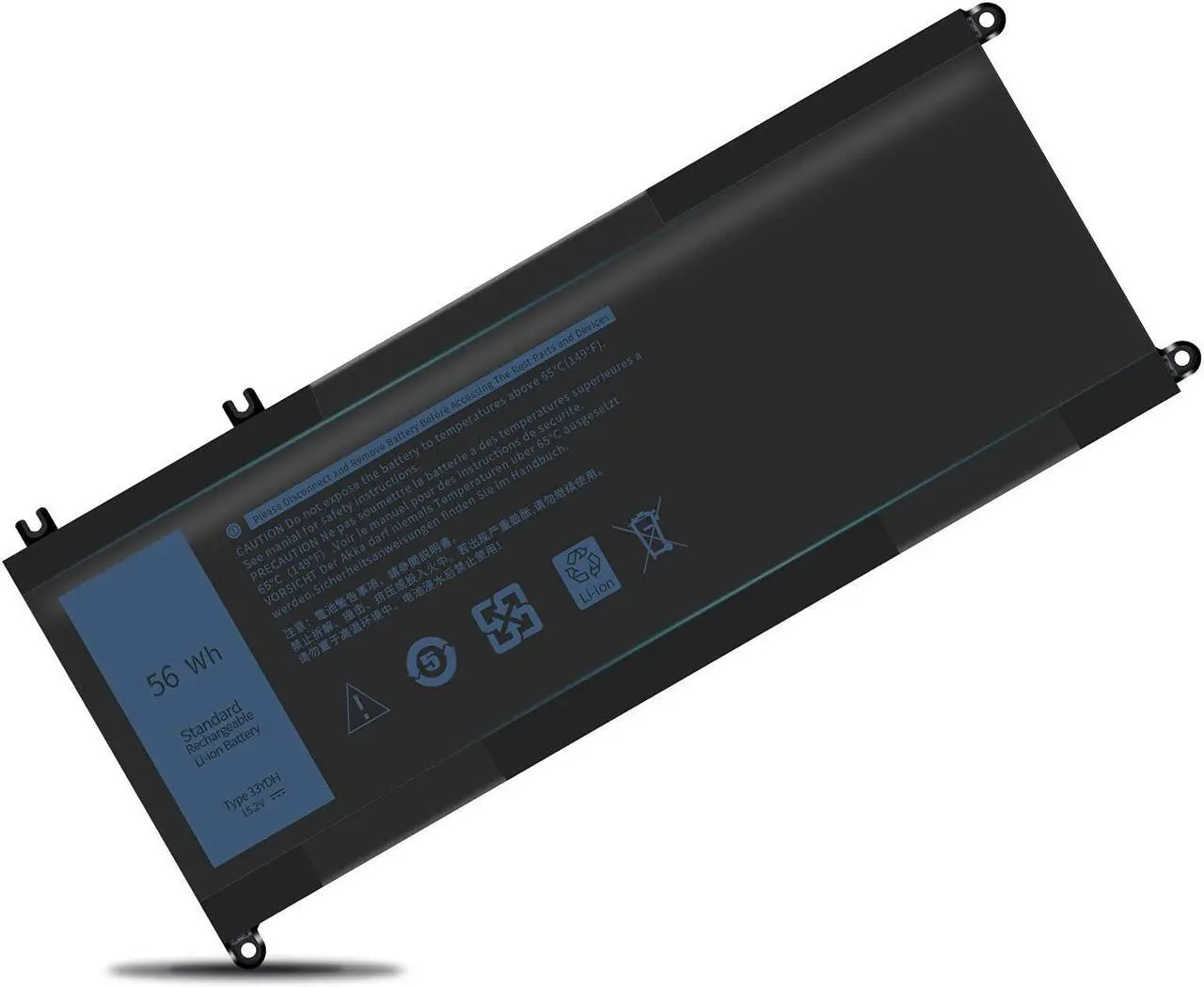 Main image of 33YDH Laptop Battery for Dell Inspirion 17 7000 7778 7779 7786 7773 15 7577 G3 3579 3779 G5 5587 G7 7588, Latitude 3380 3490 3580 3590 PVHT1 P30E 99NF2 81PF3 081PF3 P30E001