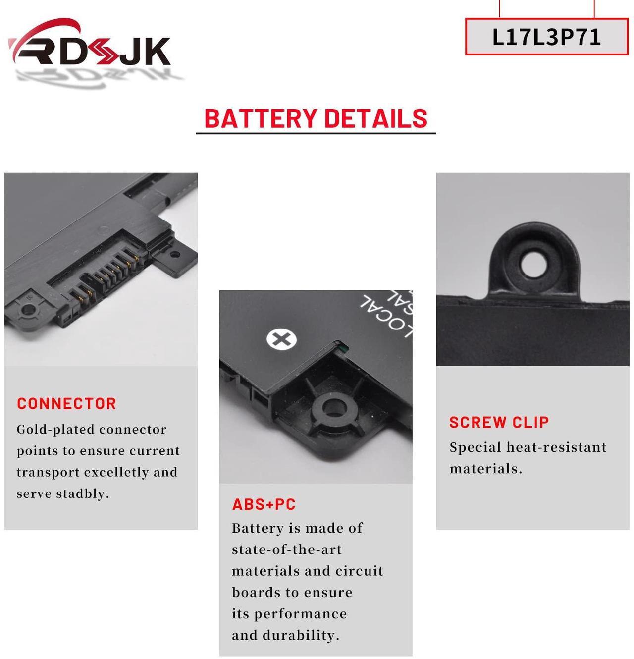 Alt view image 5 of 5 - L17L3P71 L17M3P71 L17S3P71 L17M3P72 01AV478 01AV479 01AV480 Laptop Battery for Lenovo ThinkPad T480s 20L7 20L8 20L7A011CD 20L7A01WCD 20L8S02D00 20L8S02E00 Series SB10K97620 SB10K97621 SB10K97622 57Wh