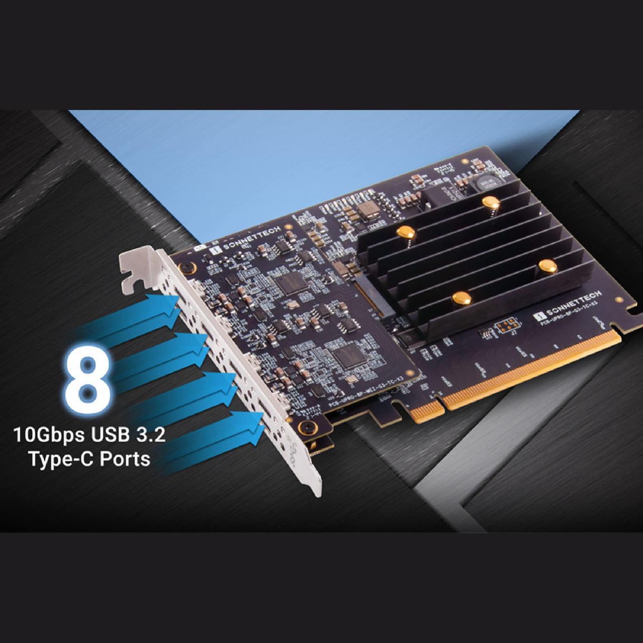 Alt view image 2 of 5 - Sonnet Allegro Pro USB-C 8-Port PCIe Card