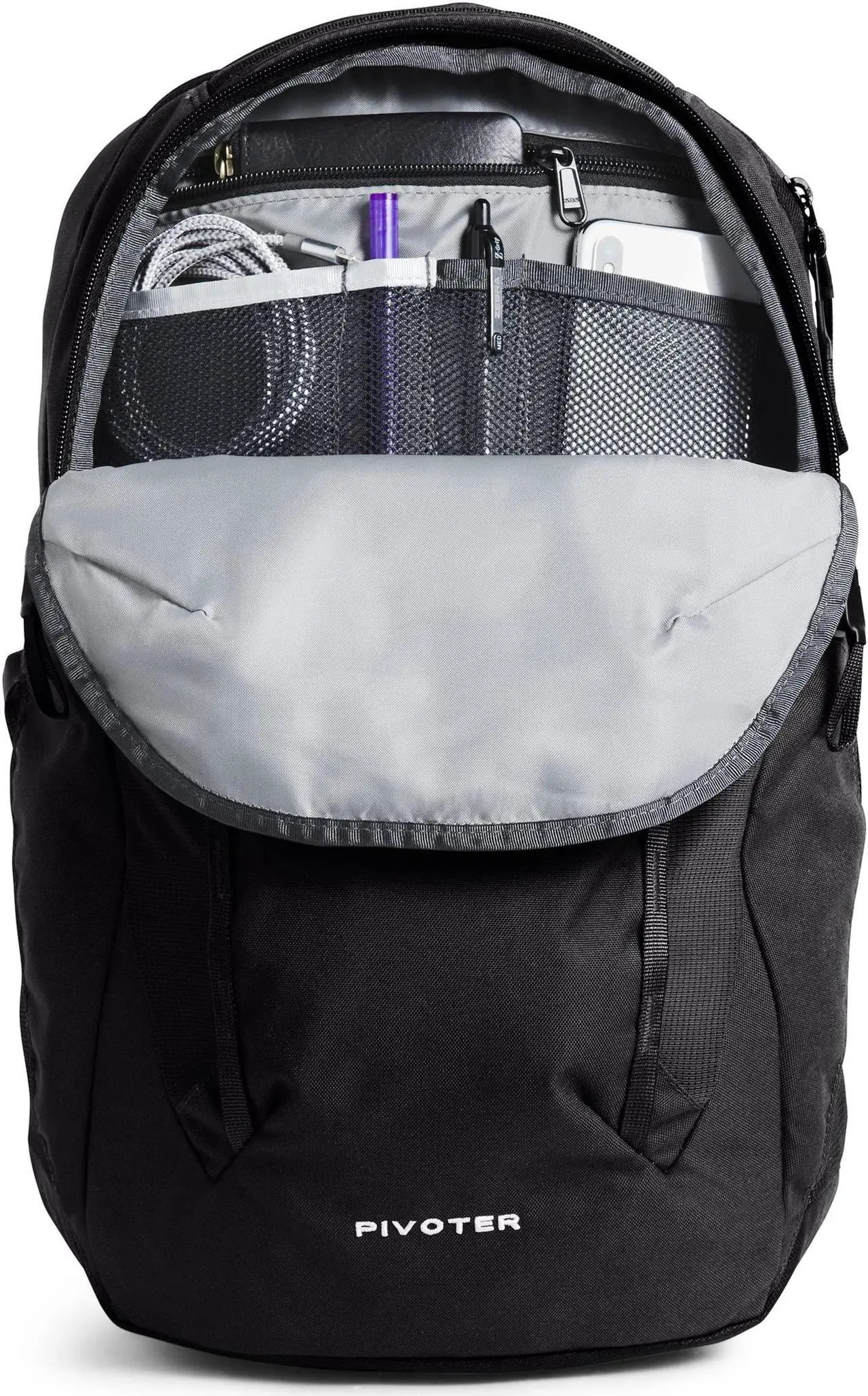 Alt view image 4 of 5 - THE NORTH FACE Women's Pivoter Everyday Laptop Backpack, TNF Black, One Size
