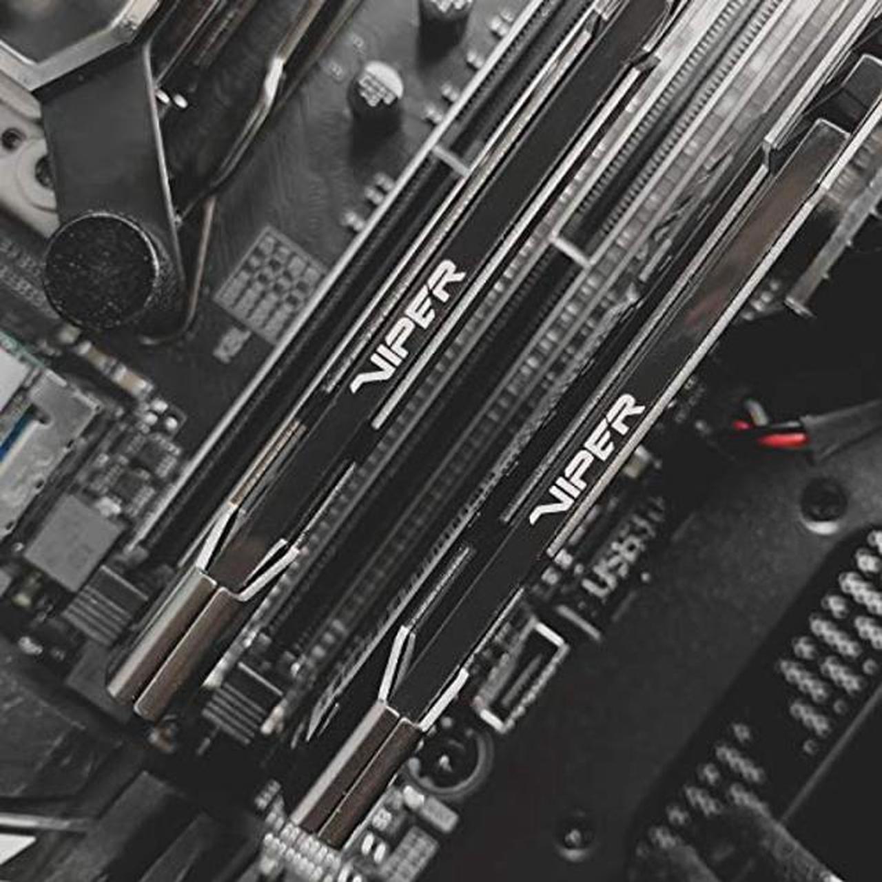 Alt view image 5 of 5 - Patriot Viper Steel DDR4 RAM 32GB (2X16GB) 3600MHz CL18 UDIMM Desktop Gaming Memory Kit - PVS432G360C8K