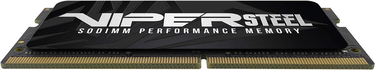 Alt view image 2 of 4 - Patriot Viper Steel DDR4 32GB 2666Hz CL18 SODIMM Memory Module PVS432G266C8S