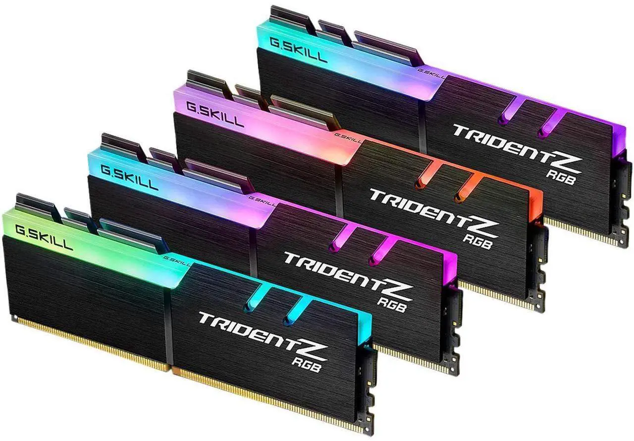 Main image of G.SKILL Trident Z RGB Series (XMP) DDR4 RAM 128GB (4x32GB) 3600MT/s CL18-22-22-42 1.35V Intel AMD Desktop Computer Memory UDIMM (F4-3600C18Q-128GTZR)