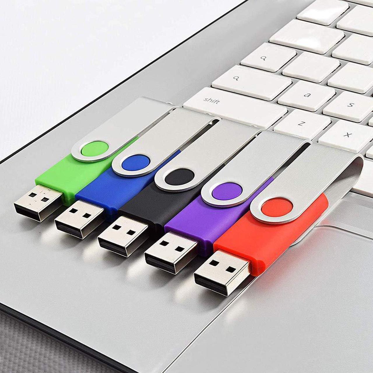 Alt view image 3 of 5 - 10 Pack Colorful 32GB Flash Drives 2.0 and 10 Pack Black 32GB USB Flash Drives 2.0 Thumb Drives Bundle - 20 Pack by Aiibe