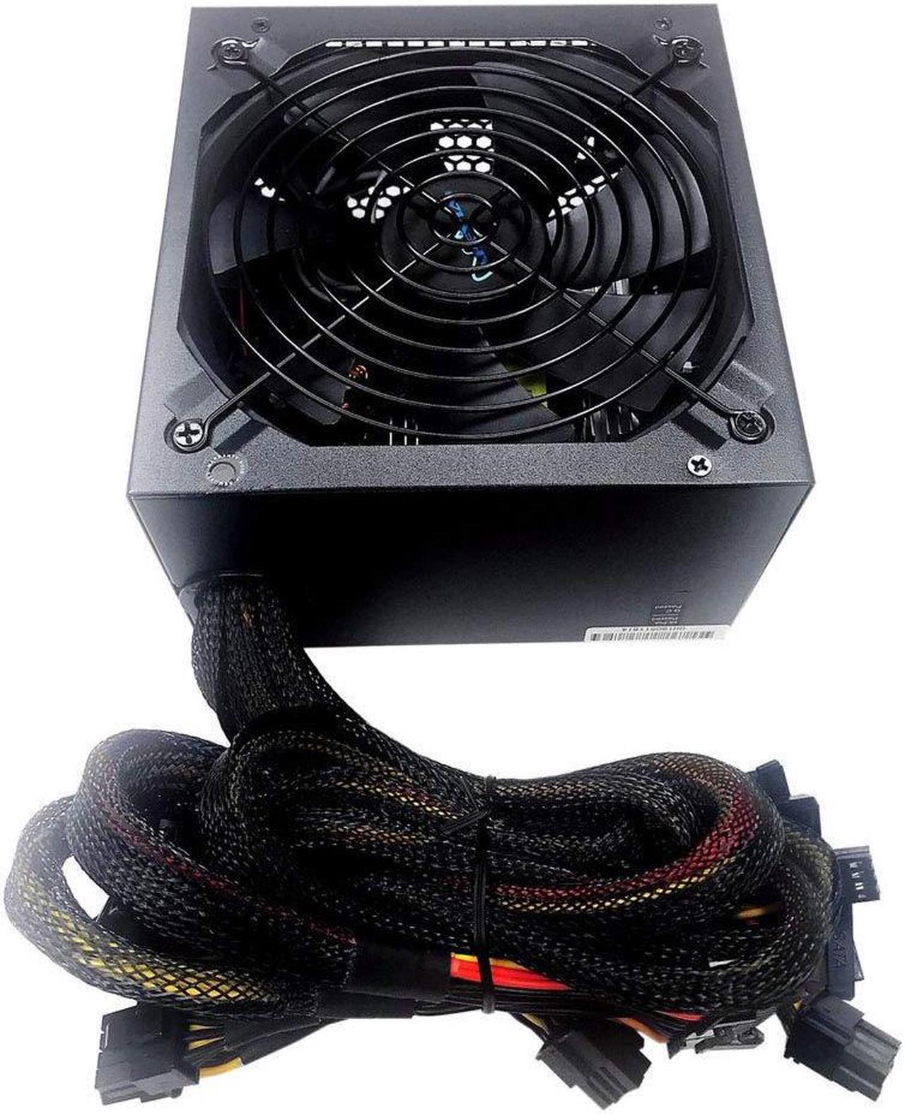Alt view image 3 of 4 - Apevia ATX-SP700 Spirit ATX Power Supply with Auto-Thermally Controlled 120mm Fan, 115/230V Switch, All Protections