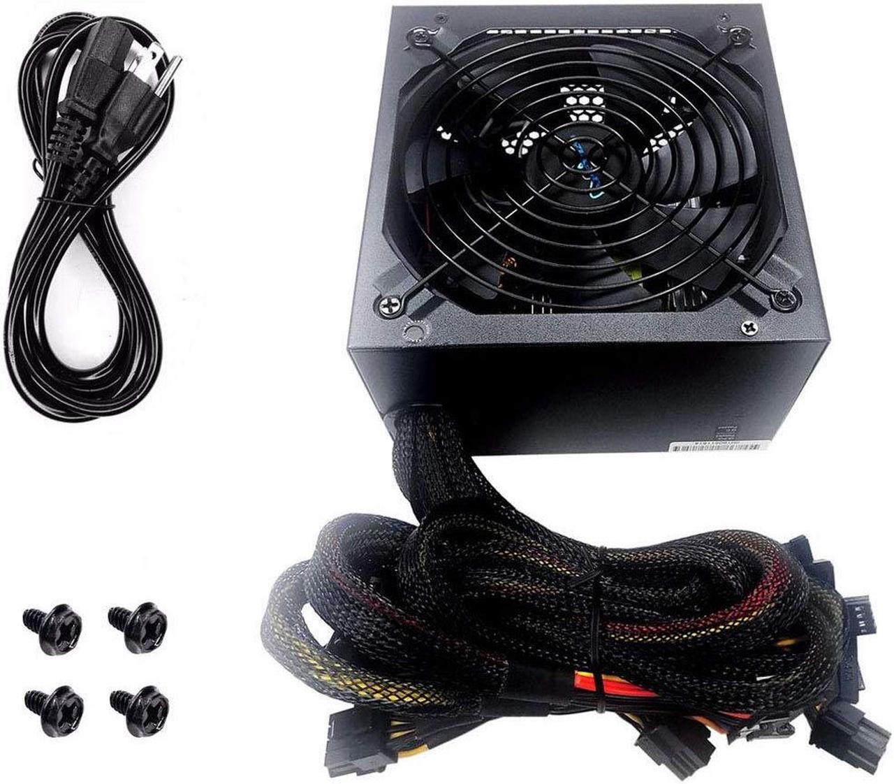 Alt view image 4 of 4 - Apevia ATX-SP700 Spirit ATX Power Supply with Auto-Thermally Controlled 120mm Fan, 115/230V Switch, All Protections