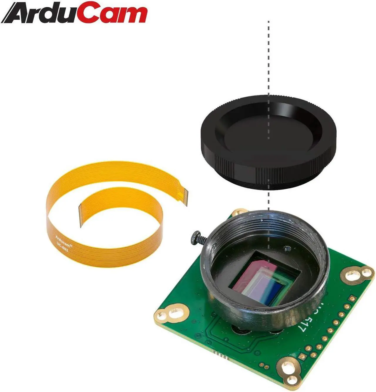 Alt view image 2 of 5 - Arducam IMX477 HQ Camera Board for Jetson, 12.3MP Camera Board Compatible with Nvidia Jetson Nano/Xavier NX, Raspberry Pi CM 3/3+ and CM 4