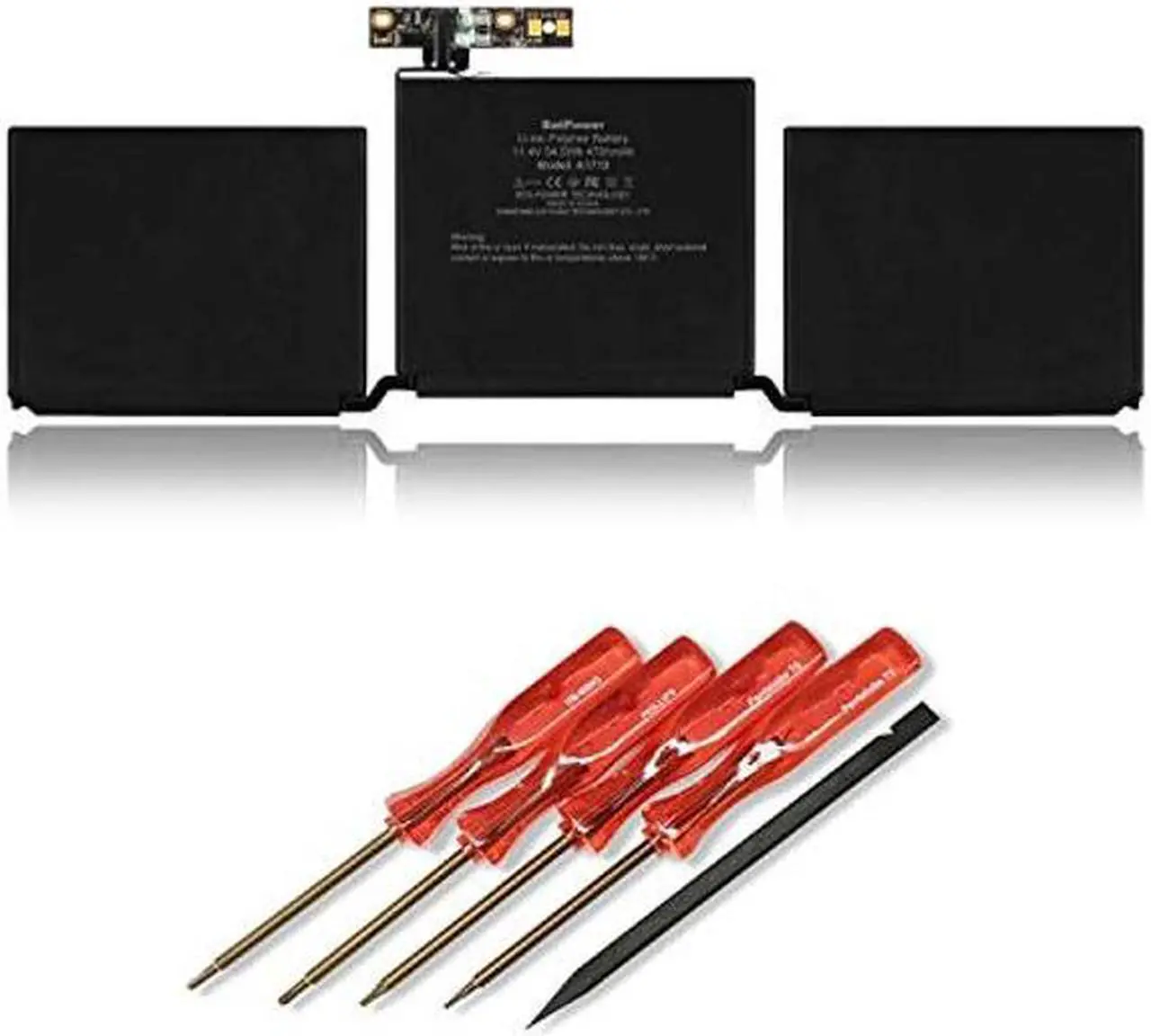 Main image of BatPower A1713 Replacement Laptop Battery for Apple Late 2016 Mid 2017 MacBook Pro 13-inch A1708 EMC 2978 EMC 3164 Battery MacBook Pro 13" Two Thunderbolt 3 Ports A1708 Apple A1713 Battery 54.5Wh