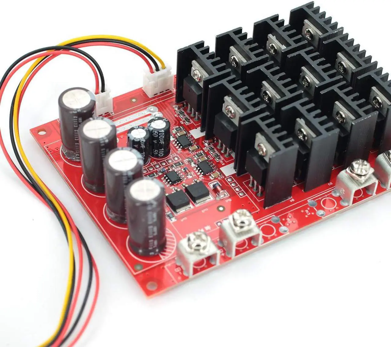 Alt view image 4 of 5 - DEVMO Motor Controller,PWM DC Motor Speed Controller 10-50V 60A High Power HHO RC Driver PWM Controller Module 12V 24V 48V 3000W Extension Cord with Switch