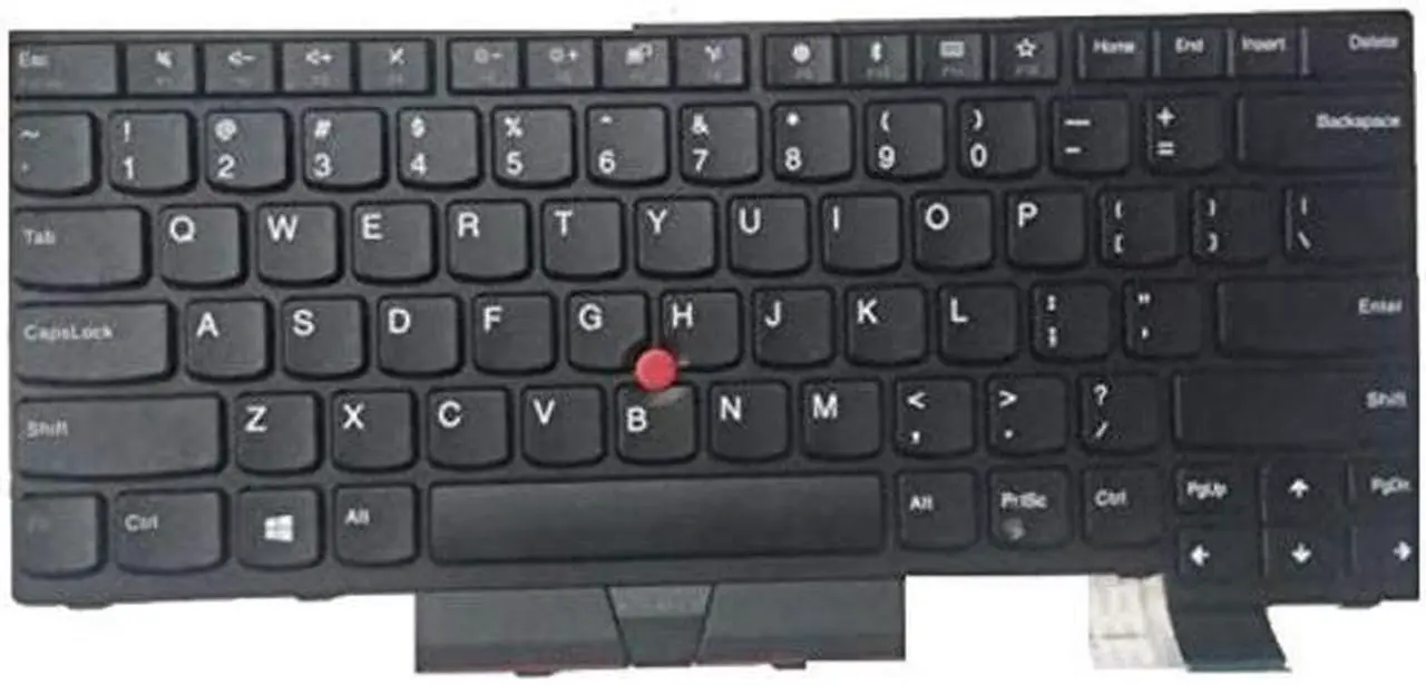 Alt view image 3 of 5 - Genuine Laptop Replacement Non-Backlit Keyboard for Lenovo ThinkPad A475 A485 T470 T480 01AX364 01AX405 01AX446 01HX339 01HX379 01HX299 01HX379 01HX299 01HX328 01HX368 01HX408 01AX364