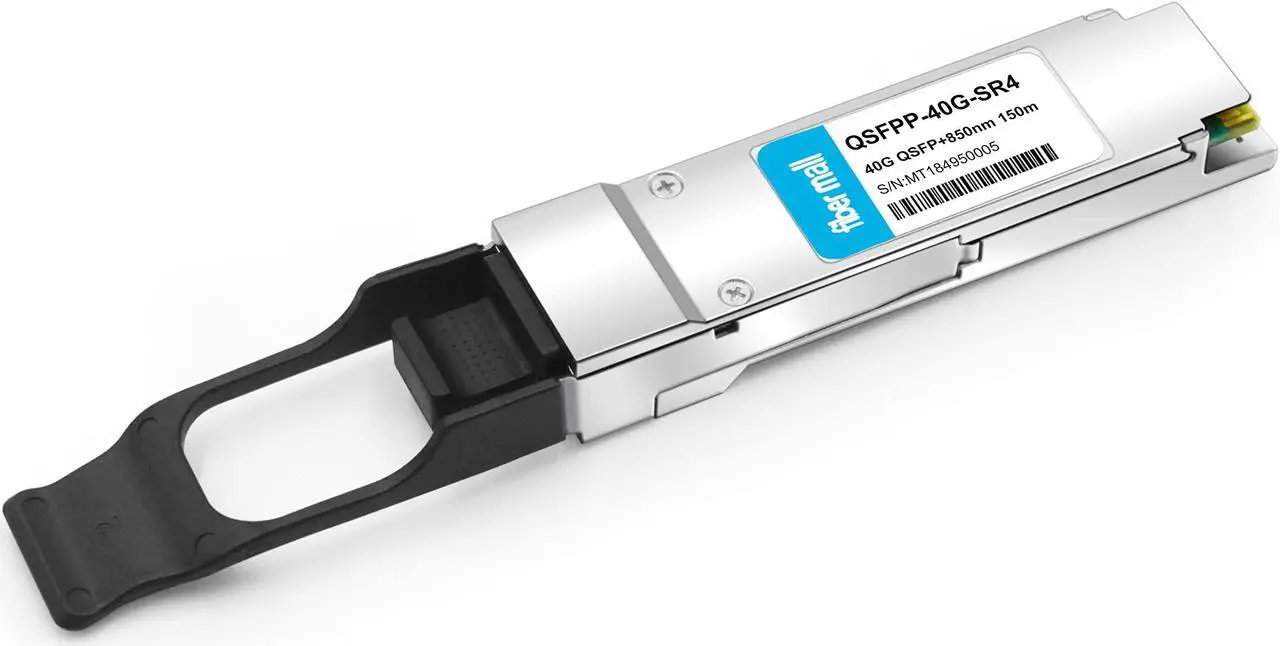 Alt view image 5 of 5 - 40G QSFP+ SR4 for Juniper QSFPP-40GBASE-SR4, QFX-QSFP-40G-SR4, EX-QSFP-40GE-SR4,40GBASE-SR4 QSFP+ 850nm 150m MTP/MPO DOM Optical Transceiver Module