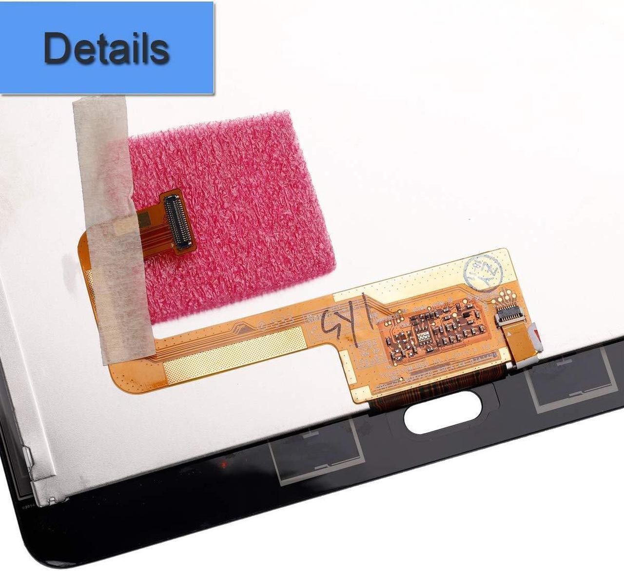 Alt view image 4 of 5 - E-yiiviil Replacement LCD Compatible with Galaxy Tab A 9.7" P550 SM-P555M SM-P550N Display Assembly Touch Screen (Black) + Tools(not Work for SM-T550)