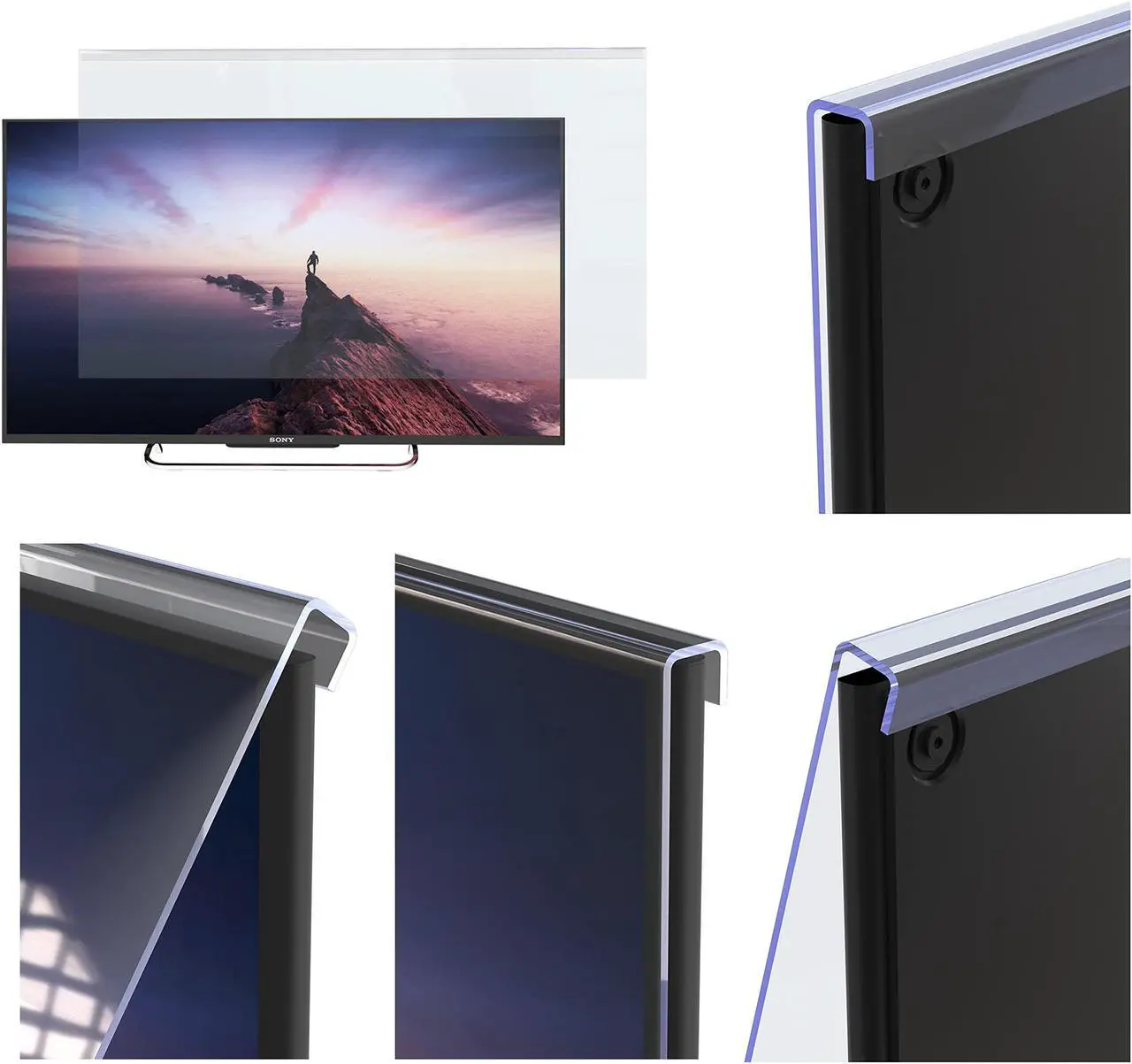 Alt view image 3 of 5 - Premium Anti Blue Light Screen Filter for 32 Inches Computer Monitor, Screen Filter Size is 17.3" Height x29 Width, Blocks Harmful Blue Light, Reduce Digital Eye Strain Help Sleep Better