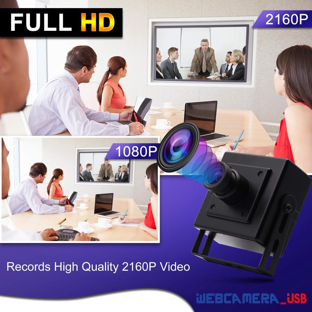 Alt view image 5 of 5 - 4K USB Camera with 170degree Fisheye Lens HD Video Audio Webcam High Speed Wide Angle PC Camera IMX317 USB with Camera for Computer Mini UVC USB2.0 Web Camera for Laptop Jetson Nano Raspberry Pi