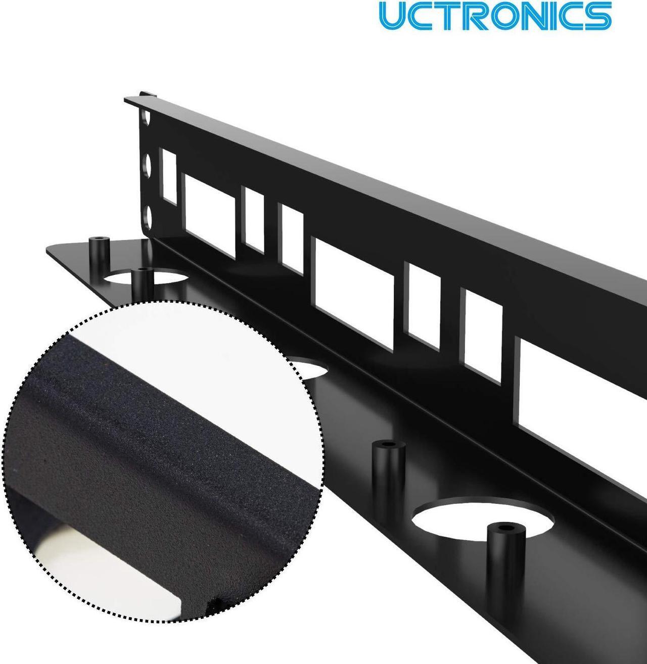 Alt view image 4 of 5 - UCTRONICS 1U Rack for Raspberry Pi, 19" Rackmount Supports 1-4 Units of All Raspberry Pi 5/4B/3B/B+ Models