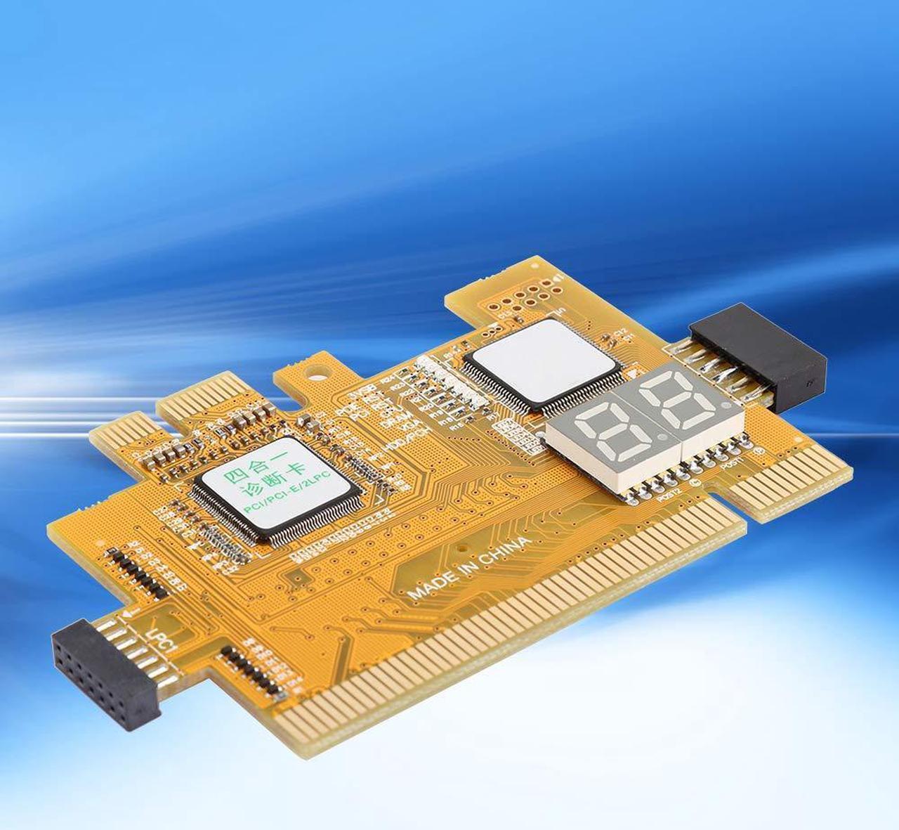 Alt view image 3 of 5 - 4-in-1 Multi-Function PCI-E Desktop Diagnostic Card Motherboard Testing Card PCI 2LPC Analyzer Motherboard 2-Bit Debug Post Test Kit Computer Accessories