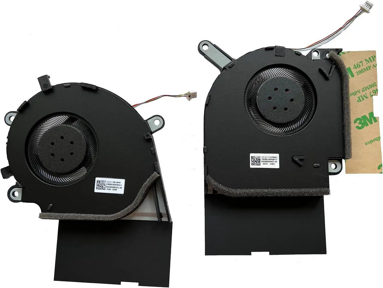 Main image of SYW·pcparts Replacement Cooling Fan Set for Asus Rog Strix G512LWS/G512LW/G512LU/G512LI/G512LH - 12V 1A Dual CPU + GPU Fans