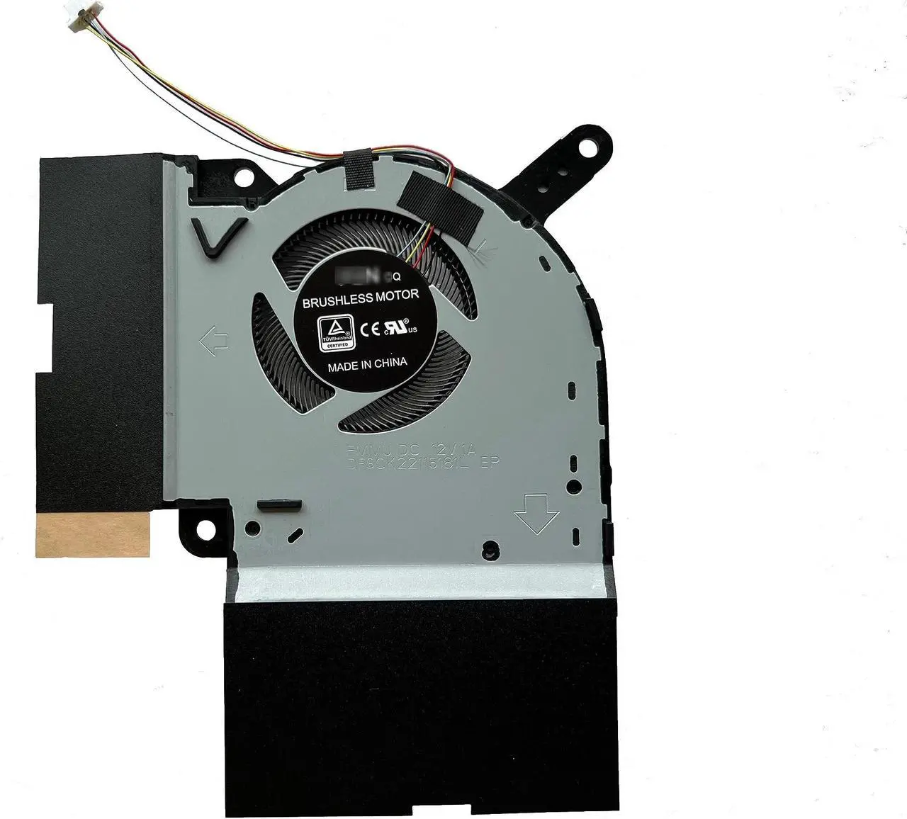 Alt view image 4 of 5 - SYW·pcparts Replacement Cooling Fan Set for Asus Rog Strix G512LWS/G512LW/G512LU/G512LI/G512LH - 12V 1A Dual CPU + GPU Fans
