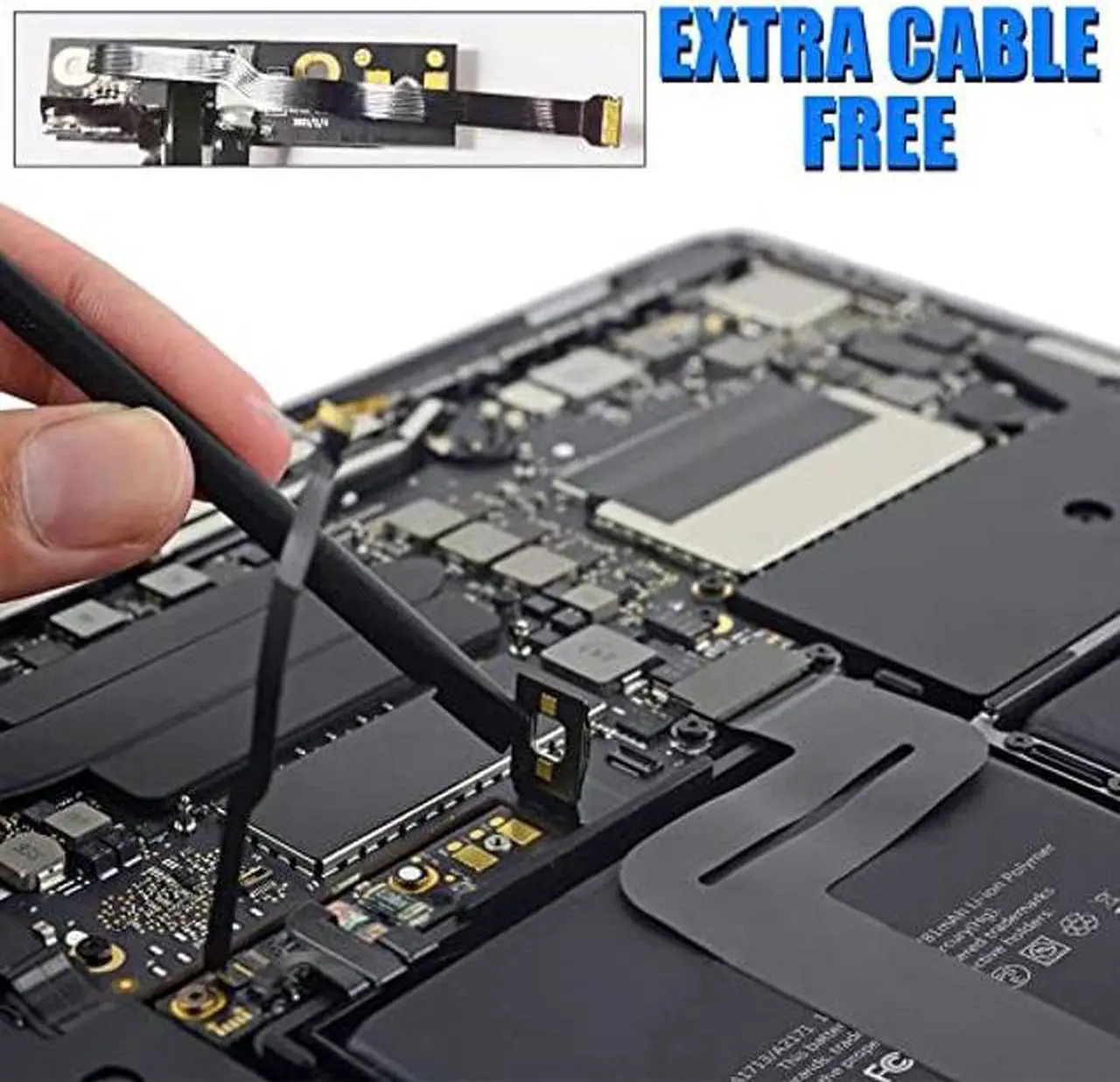 Alt view image 3 of 5 - MacBook Pro A1708 Battery A1713 for MacBook Pro 13 Inch A1708 Late 2016 Mid 2017 (EMC 2978 3164), A2171 Laptop Replacement Battery for MacBook Pro 13 Inch A2159 (2019) A2289 (2020) A2338 (2020)