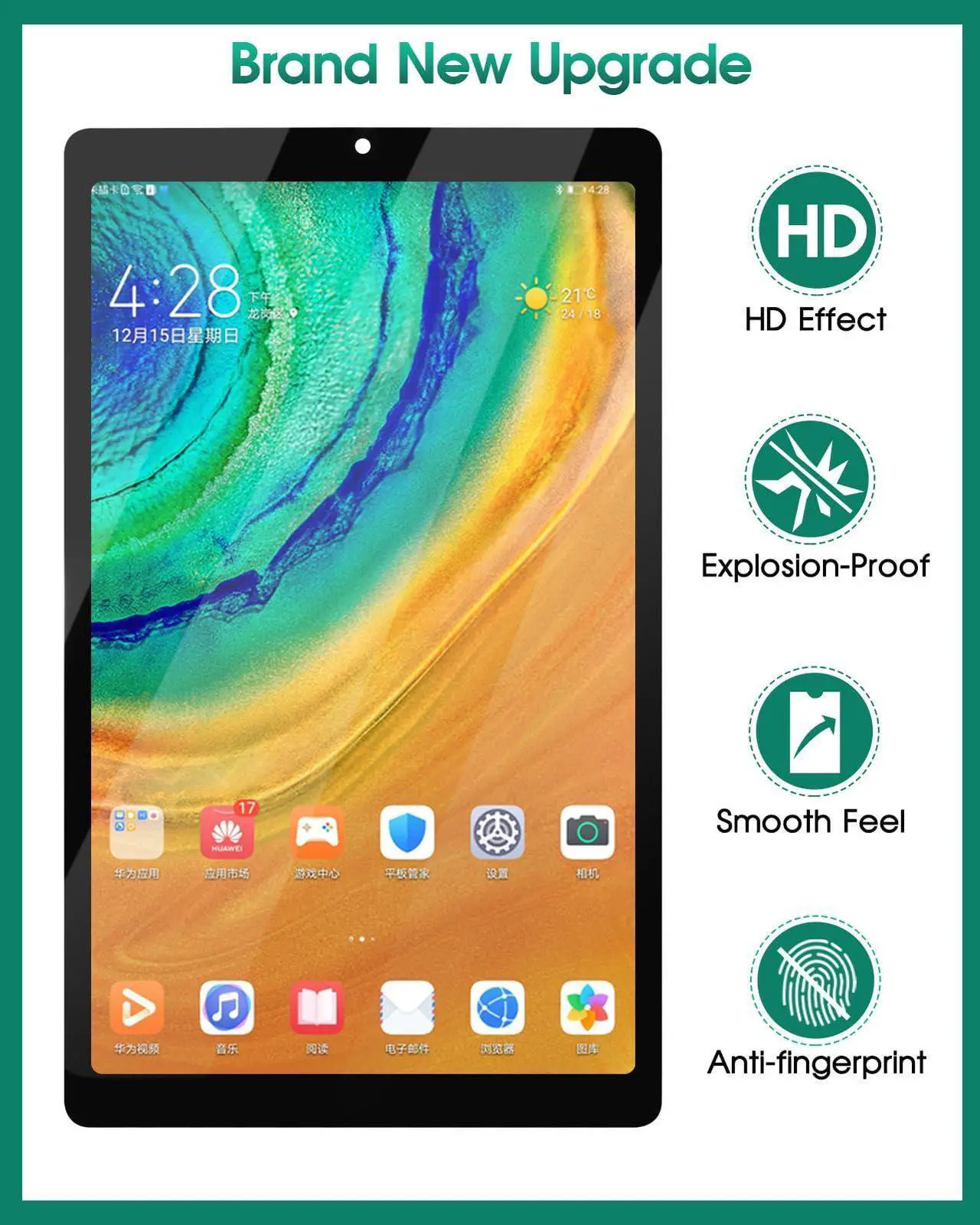 Alt view image 3 of 5 - Screen Replacement for Lenovo Tab M8 (Model: TB-8505F) 8 inch LCD Display Touch Digitizer Glass Full Assembly