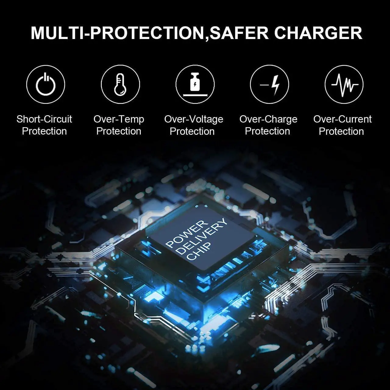 Alt view image 5 of 5 - 65W 45W USB C Charger for HP Elite Dragonfly G2 G3 Notebook PC 20V 3.25A 2.25A Power Supply Adapter Cord