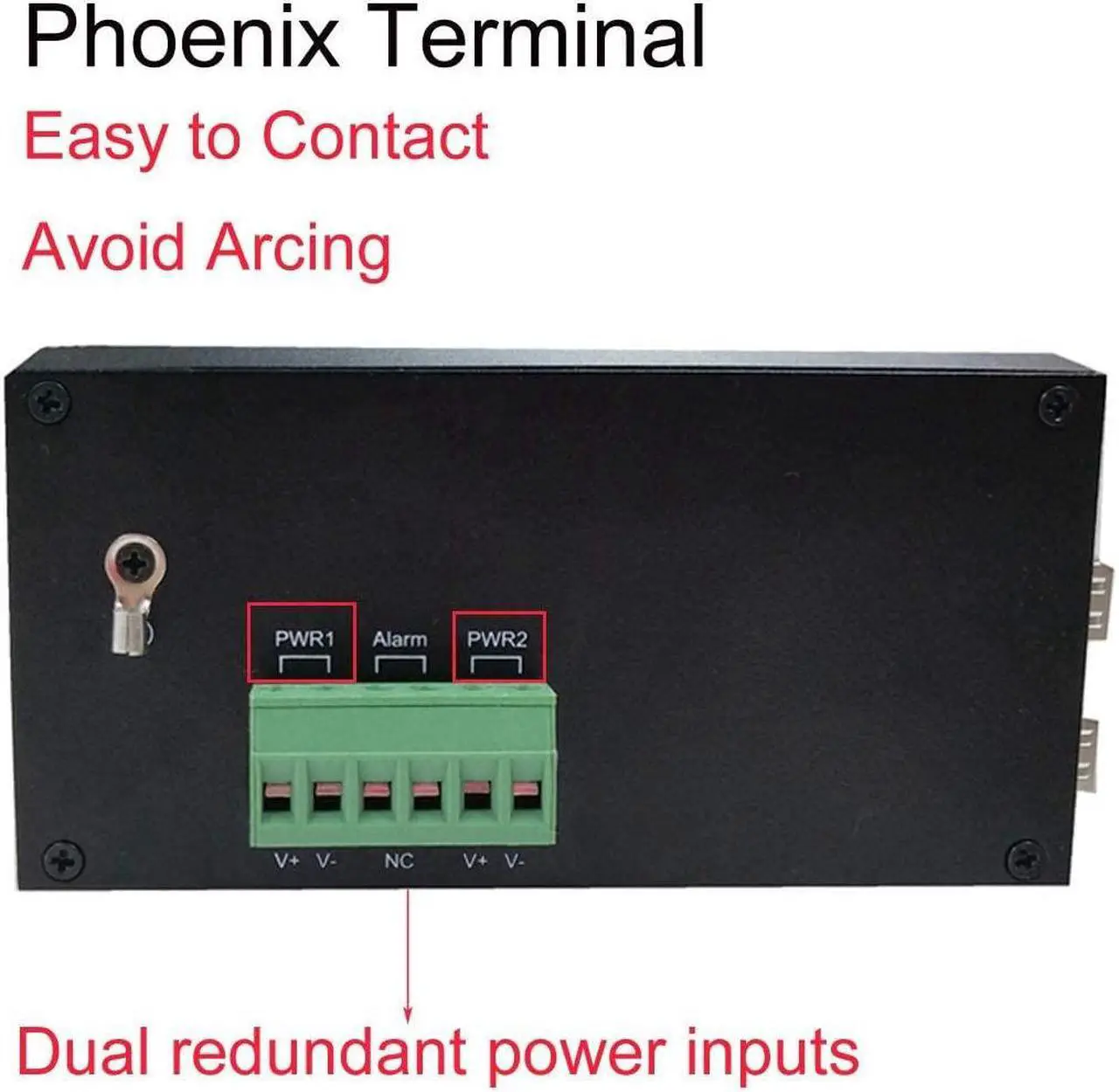 Alt view image 4 of 5 - Industrial Gigabit Ethernet L2 Managed Switch 8 X Gigabit Ports 2 X SFP Slots DIN-Rail Mount IP40 with Vlan Qos LACP STP/RSTP Management