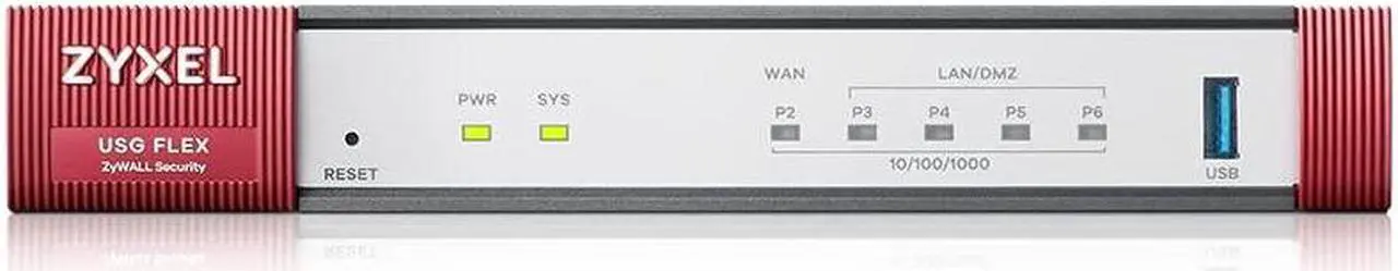 Alt view image 2 of 5 - Zyxel ZyWALL 350 Mbps VPN Firewall, Recommended for up to 10 Users [USG Flex 50]